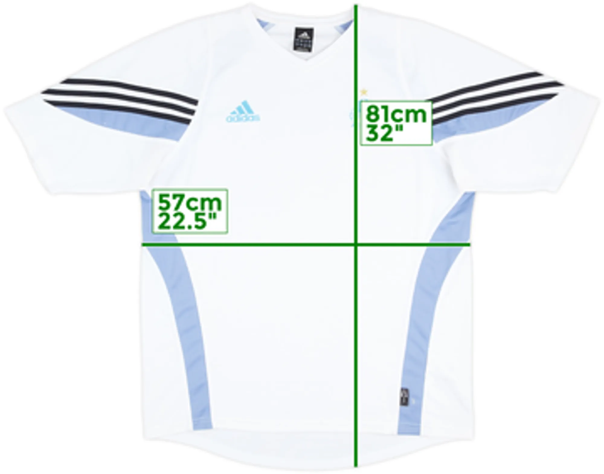 2003-04 Olympique Marseille adidas Training Shirt - 8/10 - (L)