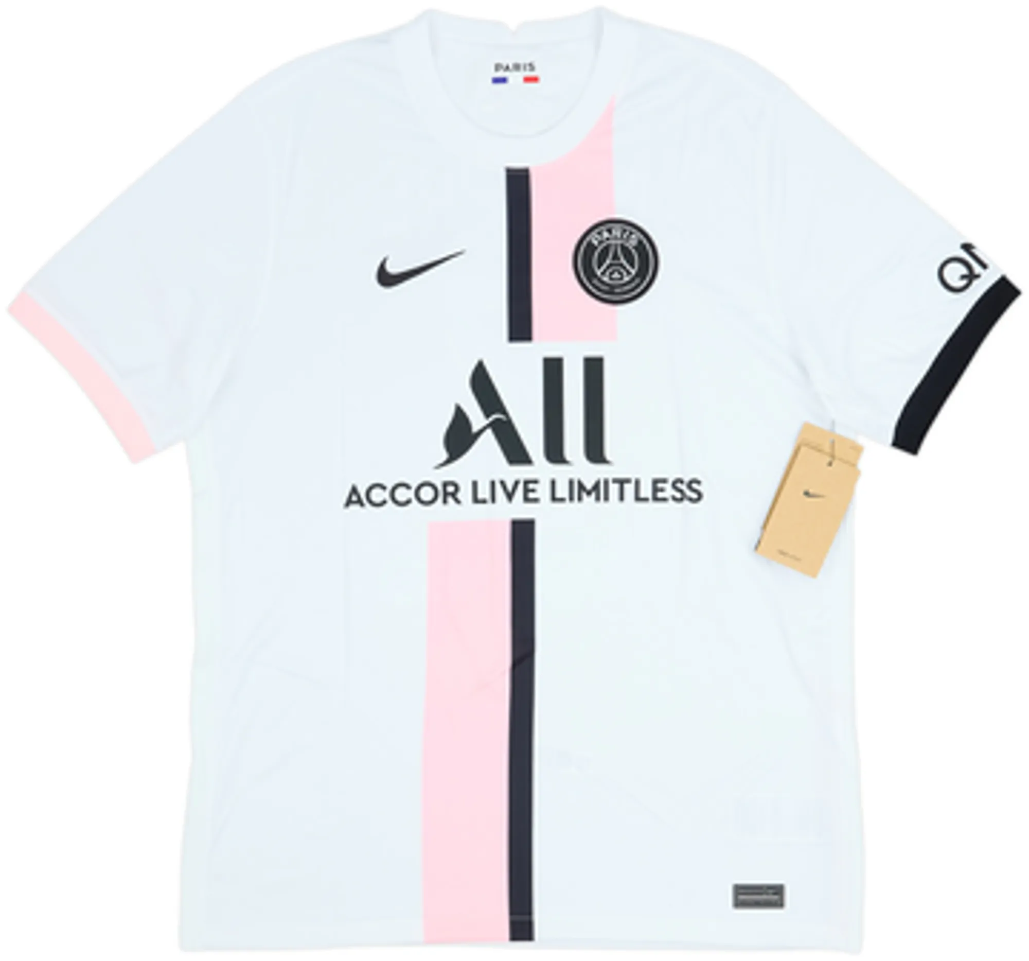 2021-22 Paris Saint-Germain Away Shirt Mbappe #7 (L)