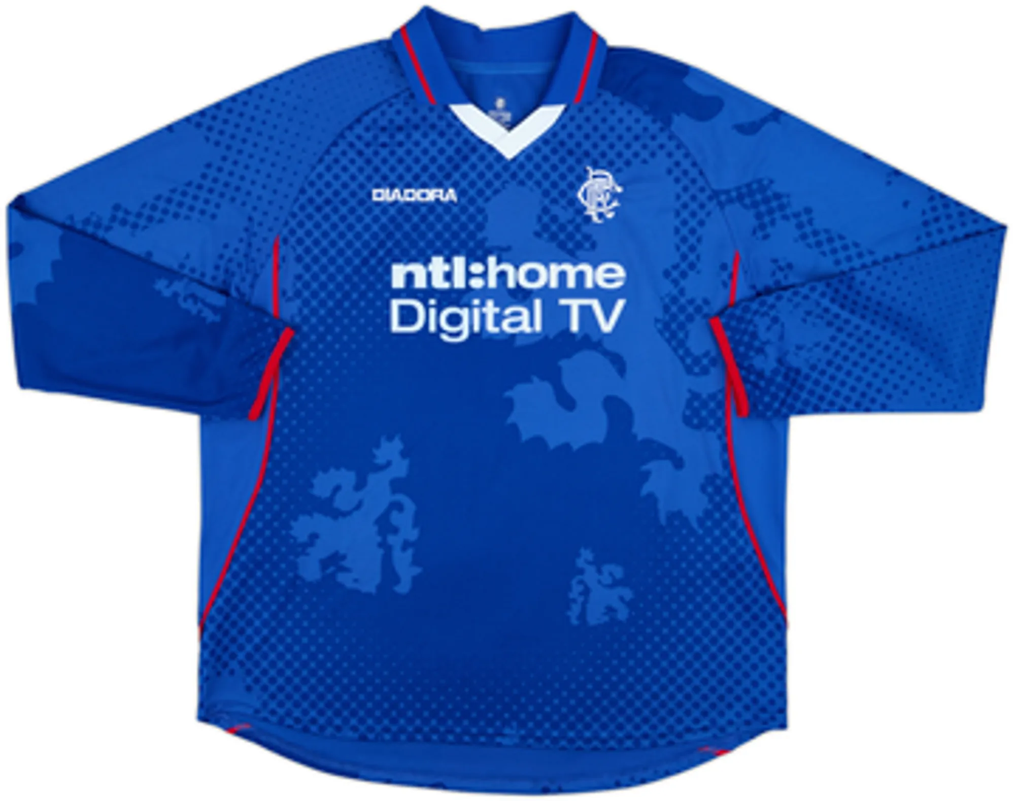 2002-03 Rangers Home L/S Shirt Arteta #23 - 8/10 - (XL)