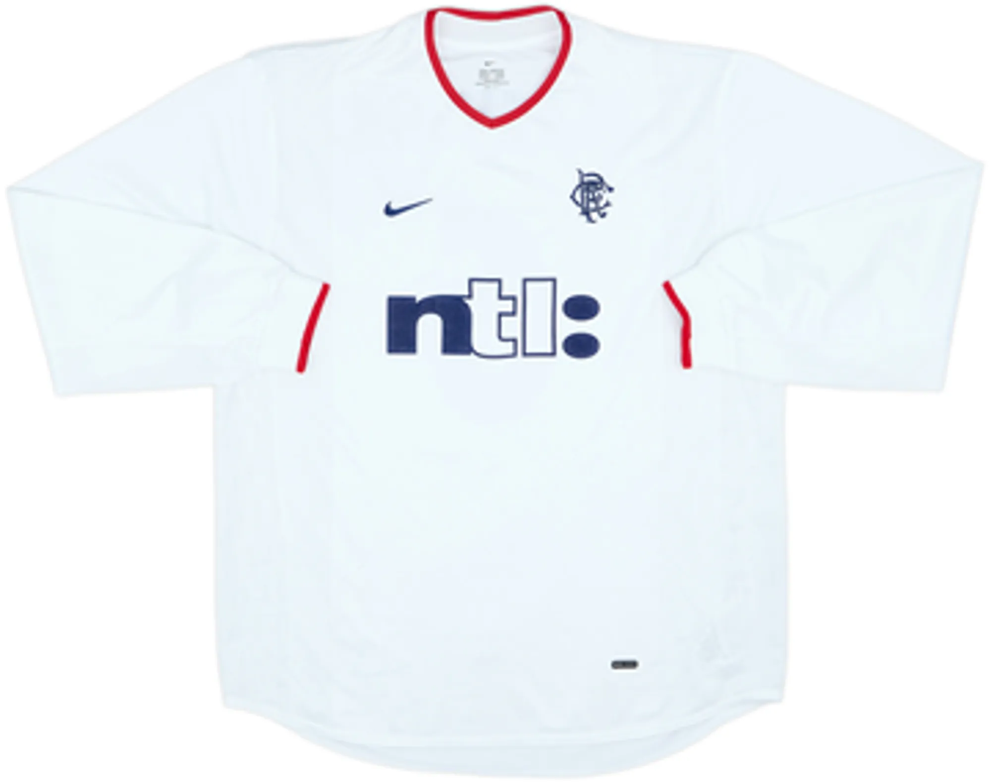 2001-02 Rangers Away L/S Shirt Ferguson #6 - 8/10 - (XL)