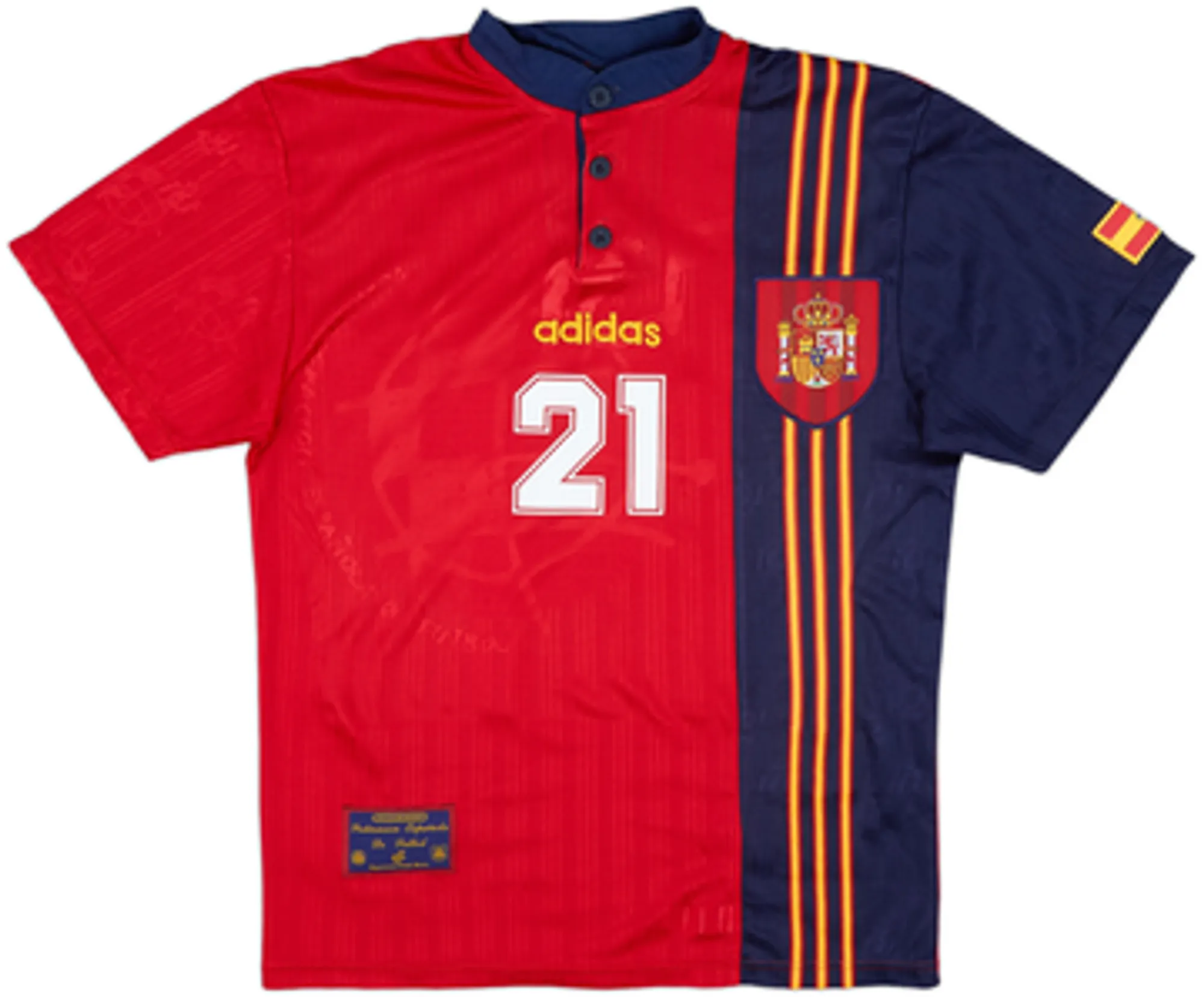1996-98 Spain Home Shirt L.Enrique #21 - 10/10 - (S)