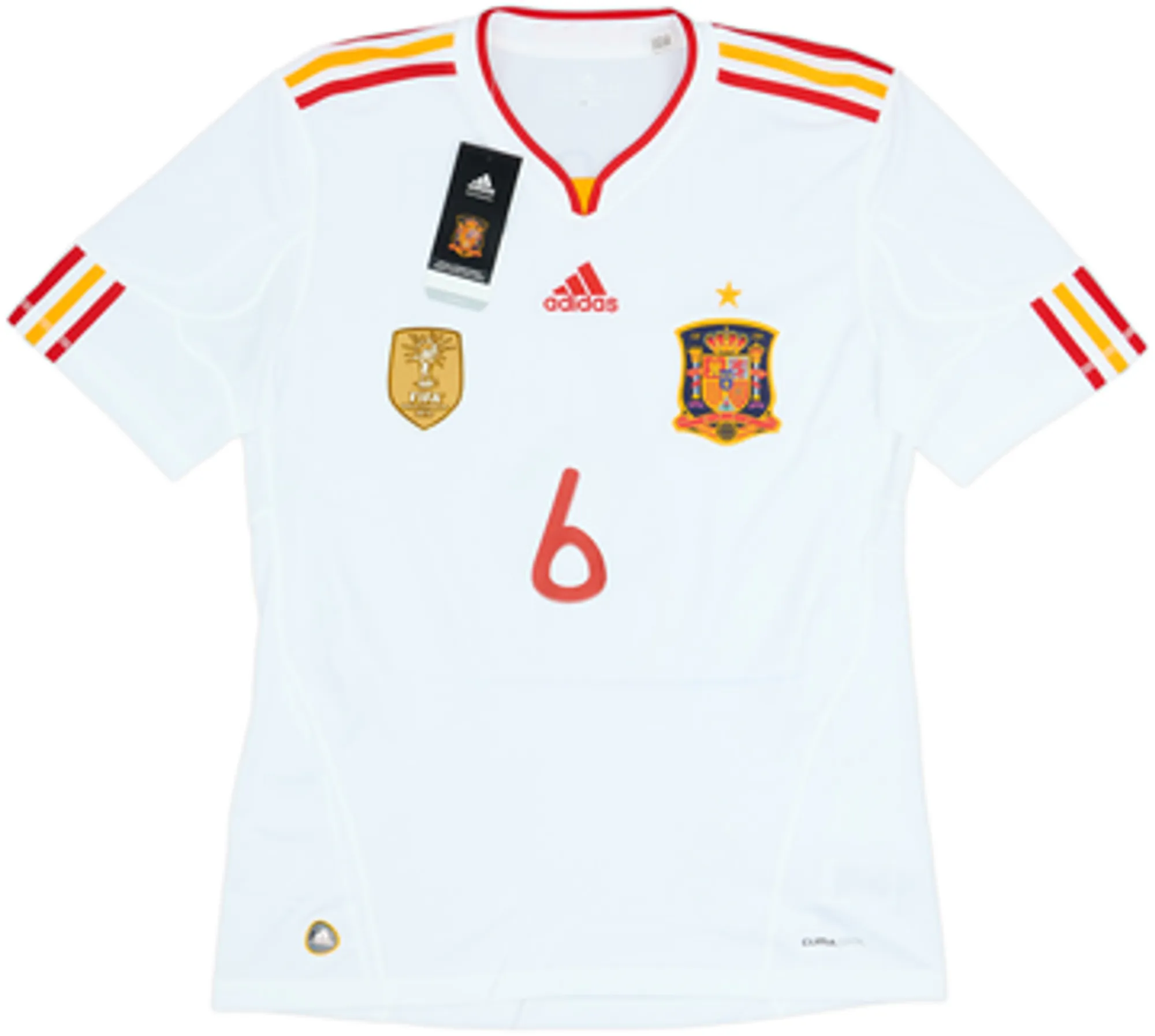 2011 Spain Away Shirt Iniesta #6 (M)
