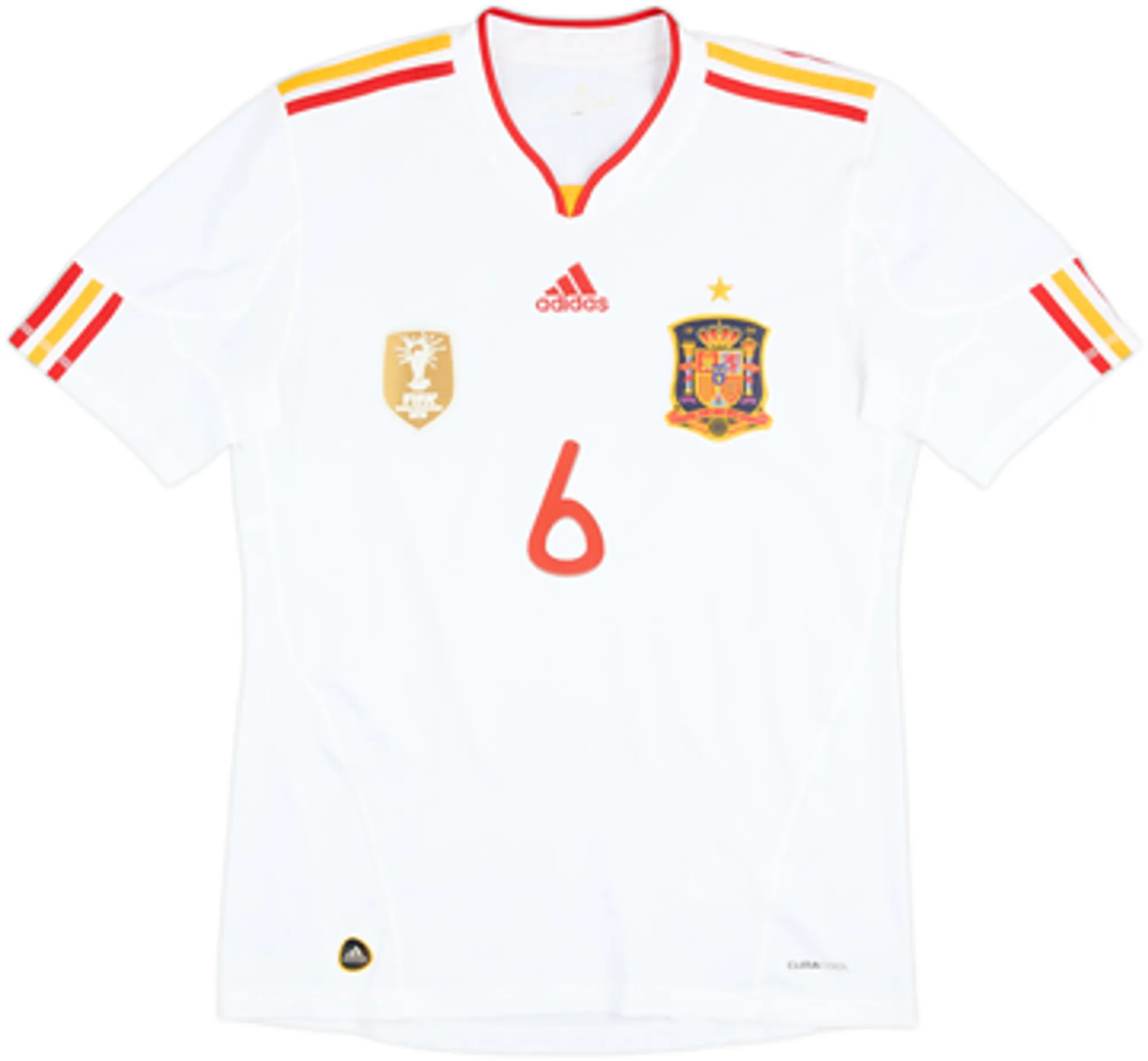 2011 Spain Away Shirt Iniesta #6 - 6/10 - (M)
