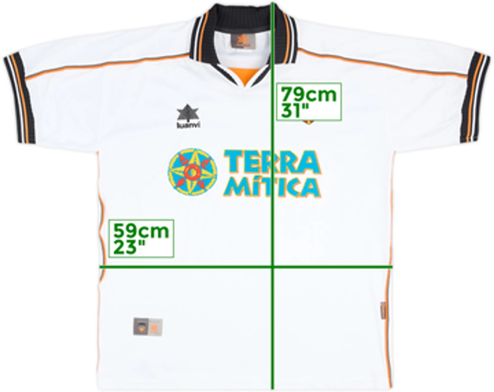 1999-00 Valencia Home Shirt - 8/10 - (XL)