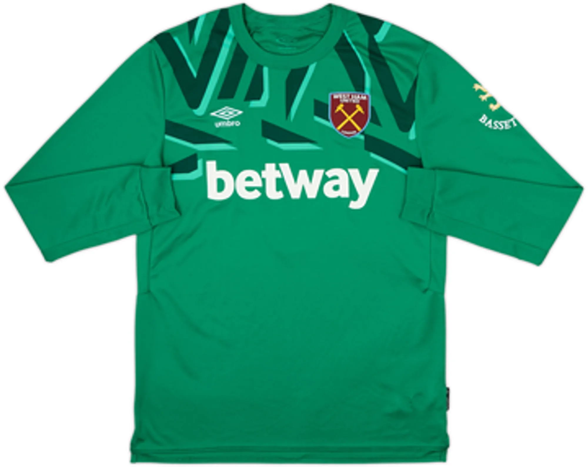 2019-20 West Ham GK Shirt Fabianski #1 - 8/10 - (L)