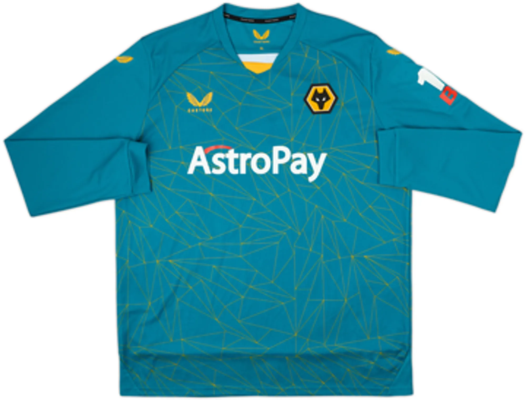 2022-23 Wolves Away L/S Shirt Joao Gomes #35 - 10/10 - (XL)