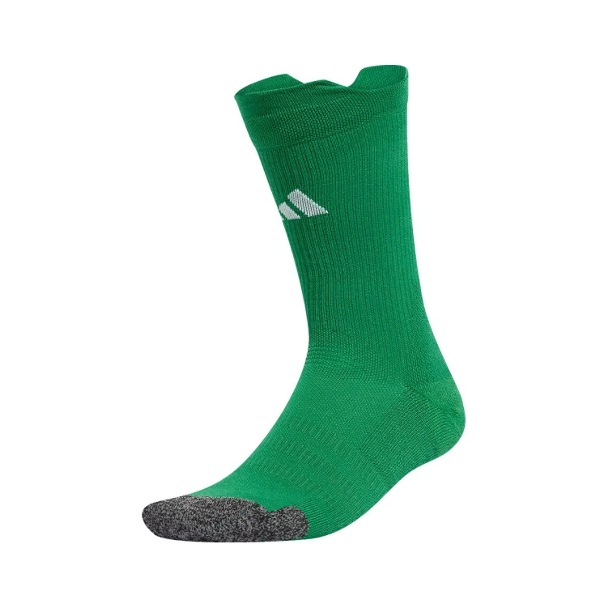 adidas Mens Football Crew Performance Cushioned Socks Team Green/White