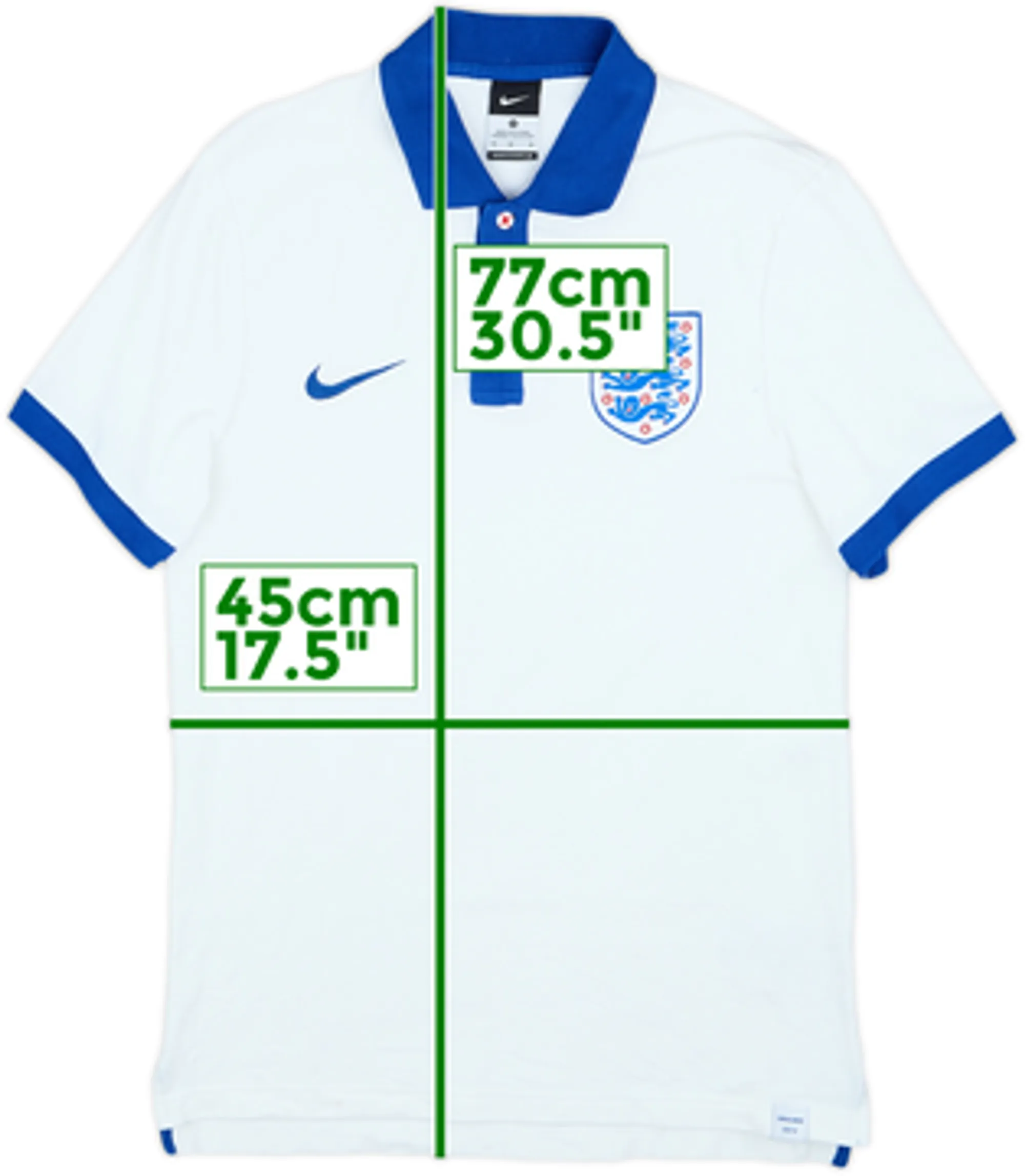 2016-17 England Nike Polo Shirt - 7/10 - (M)