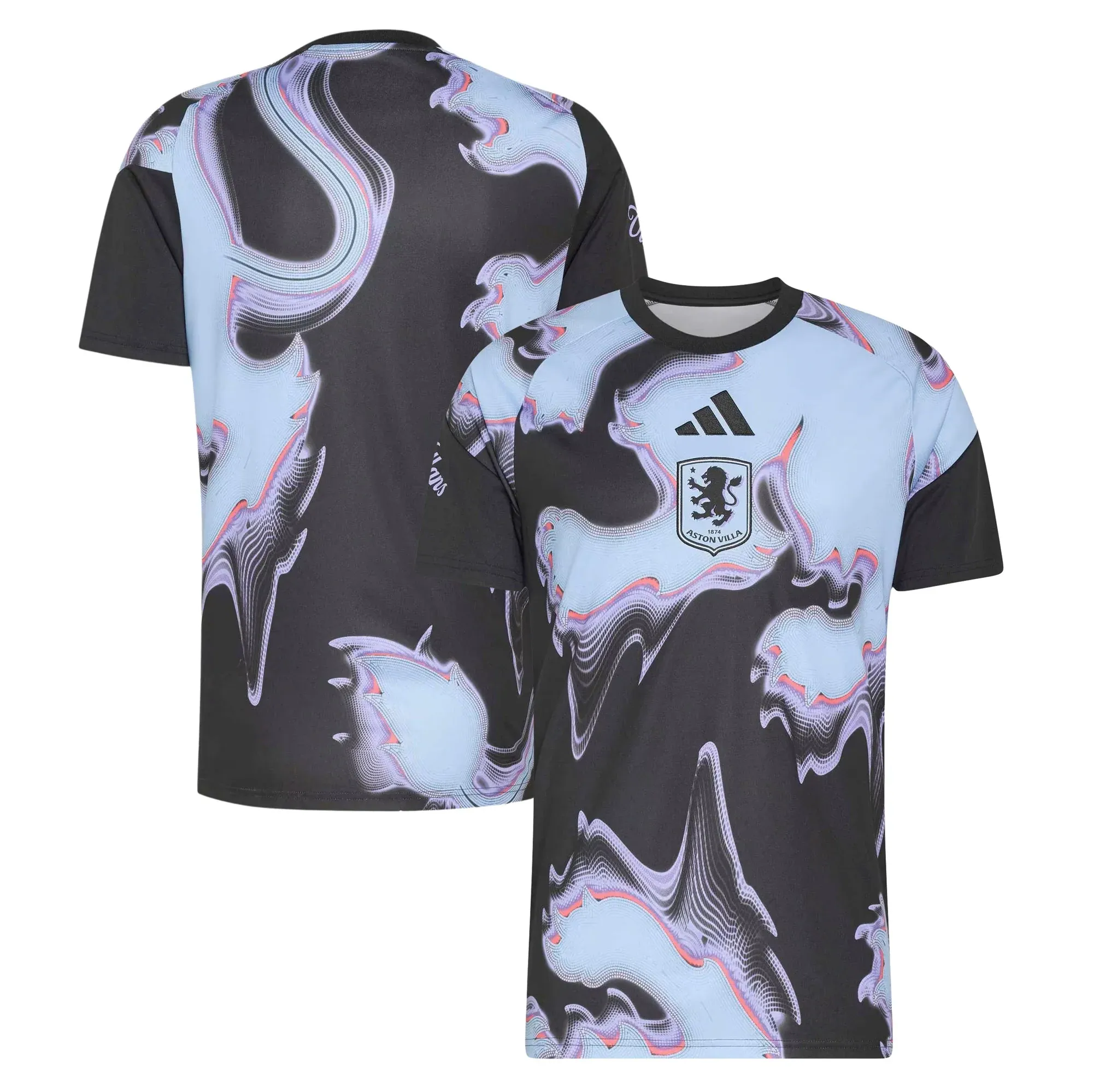 Aston Villa adidas Pre Match Jersey - Black - Kids