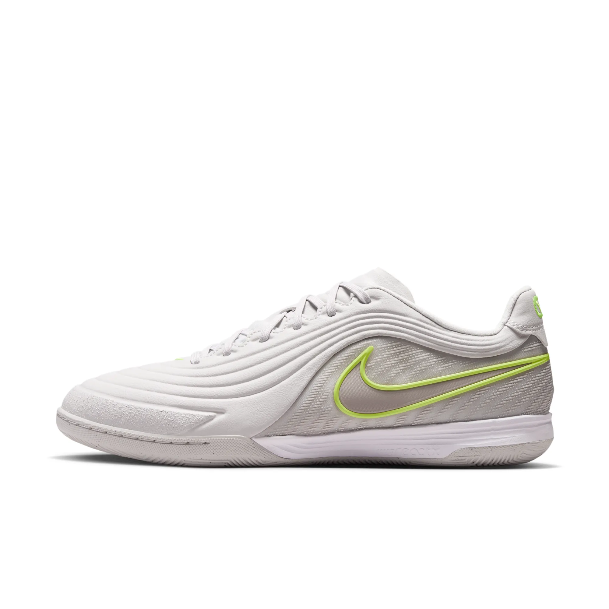 Nike Tiempo Reactgato Indoor/Court Low-Top Football Shoes - Vast Grey