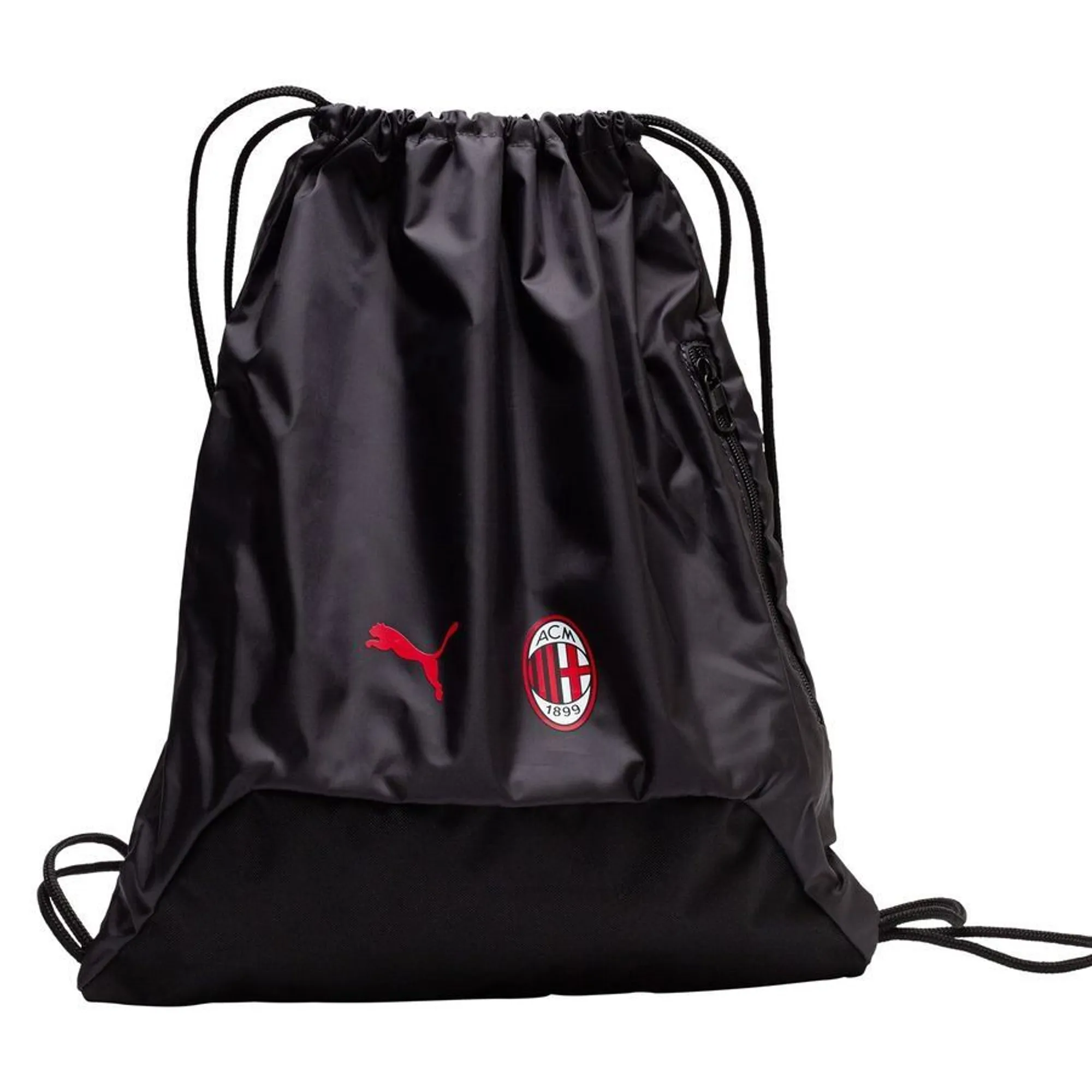Milan Gym Sack - Flat Dark Gray/For All Time Red - ['Red', 'Black']