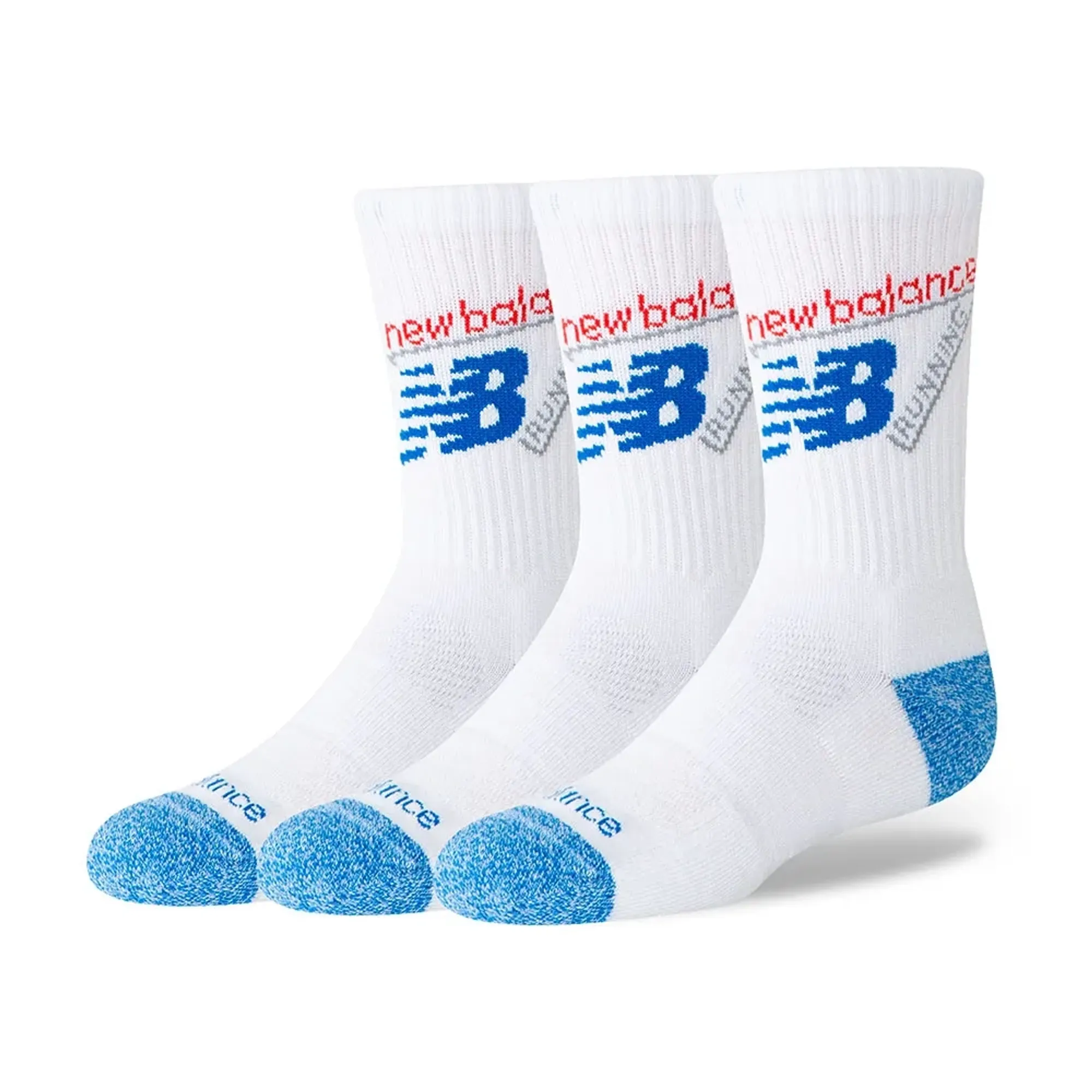 New Balance Youth Lifestyle Graphic Crew Socks 3 Pairs
