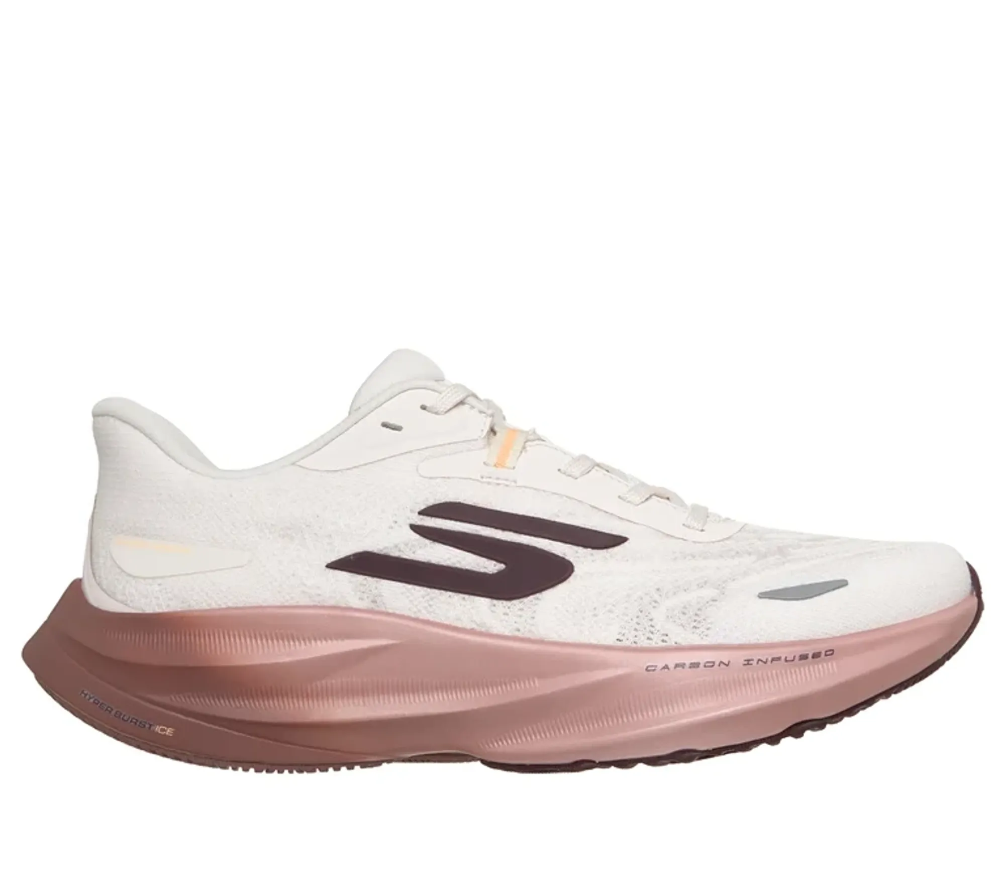 Skechers Women's Aero Spark Sneaker in Off White/Mauve