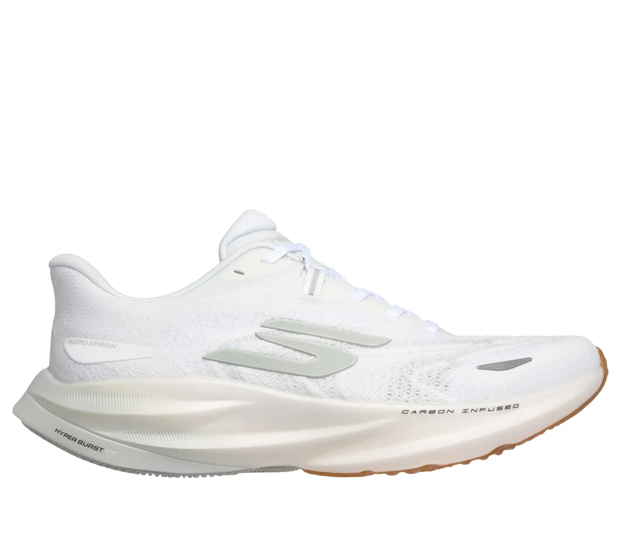 Skechers Women's Aero Spark Sneaker in White/Green