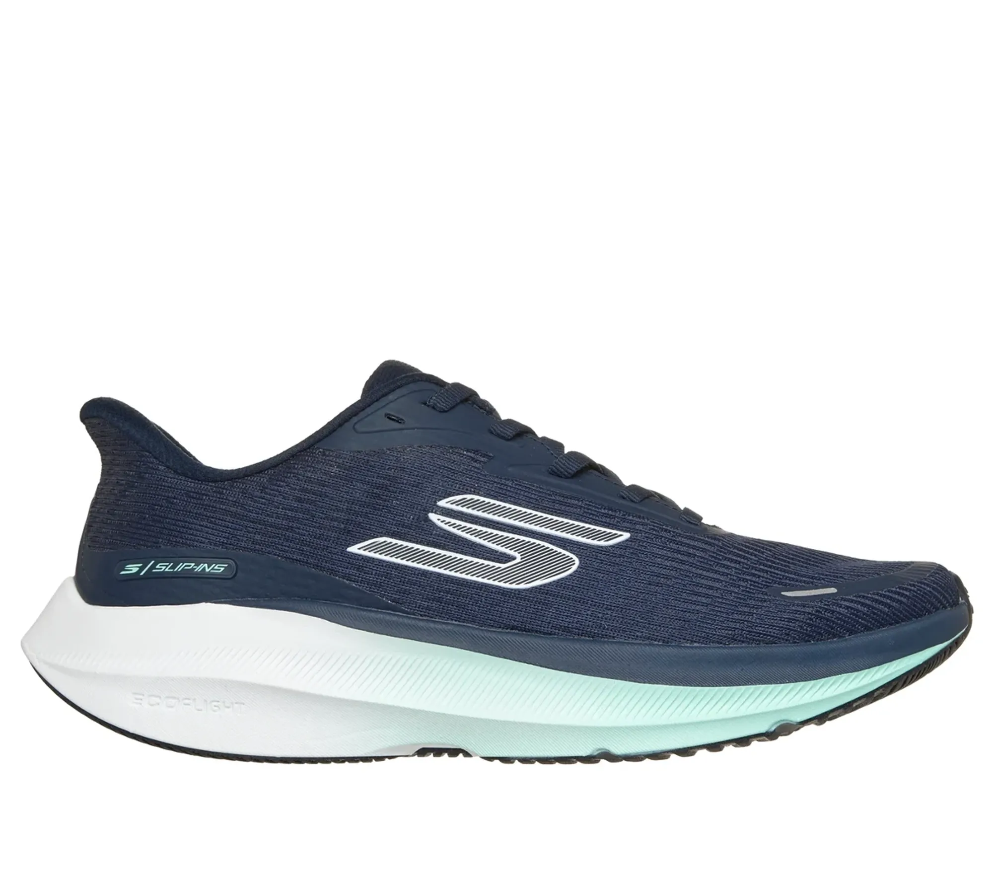 Skechers Women's Slip-ins: Aero Pulse Sneaker in Navy Blue/Aqua