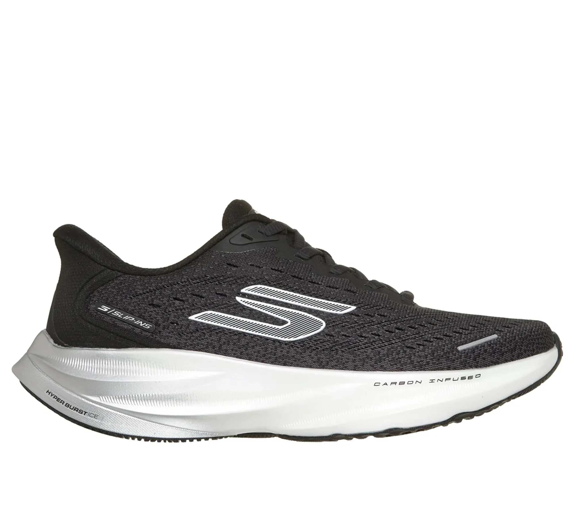 Skechers Women's Slip-ins: Aero Spark Sneaker in Black/Silver