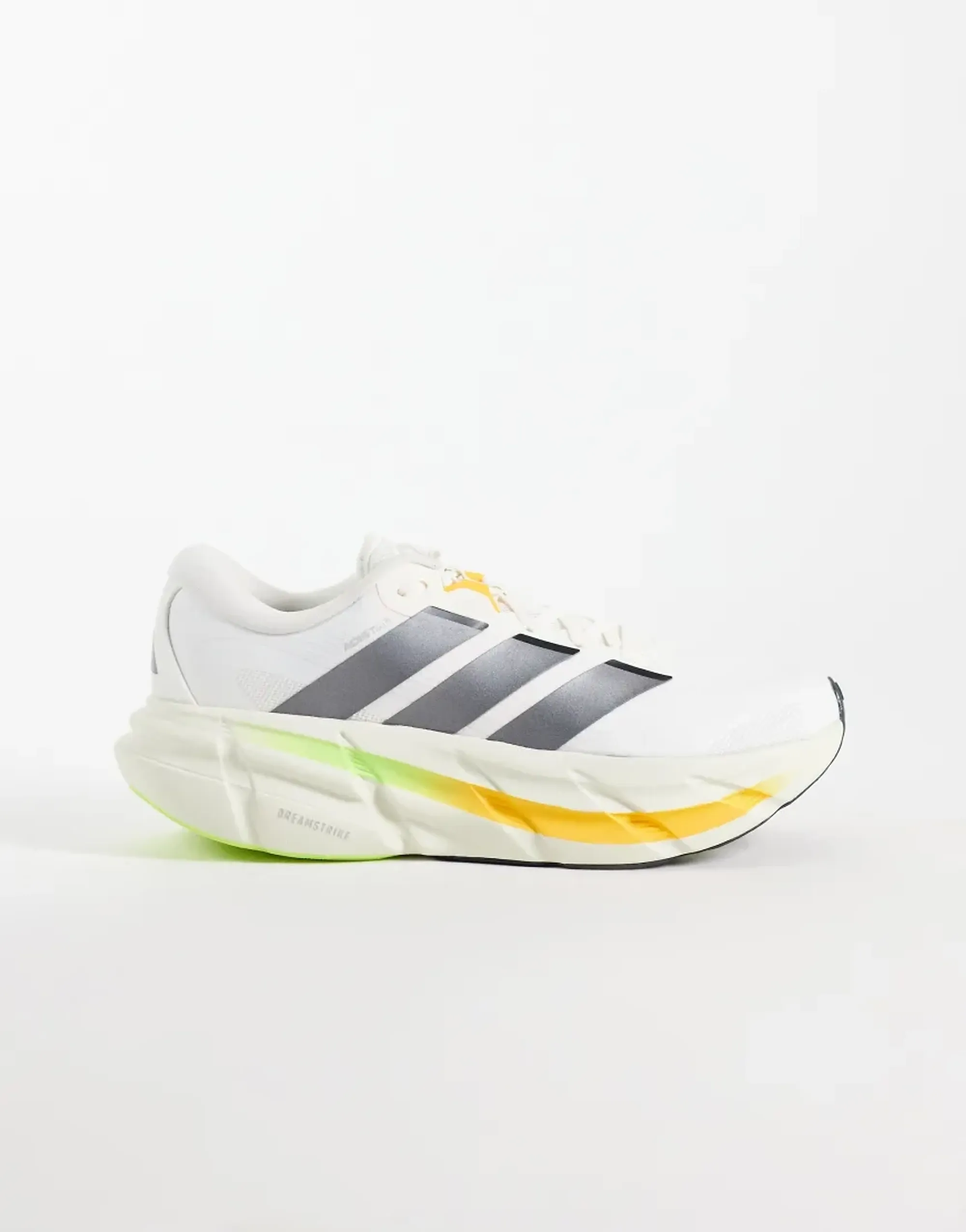 Adidas Running Adistar 5 Trainers In White And Orange Fade