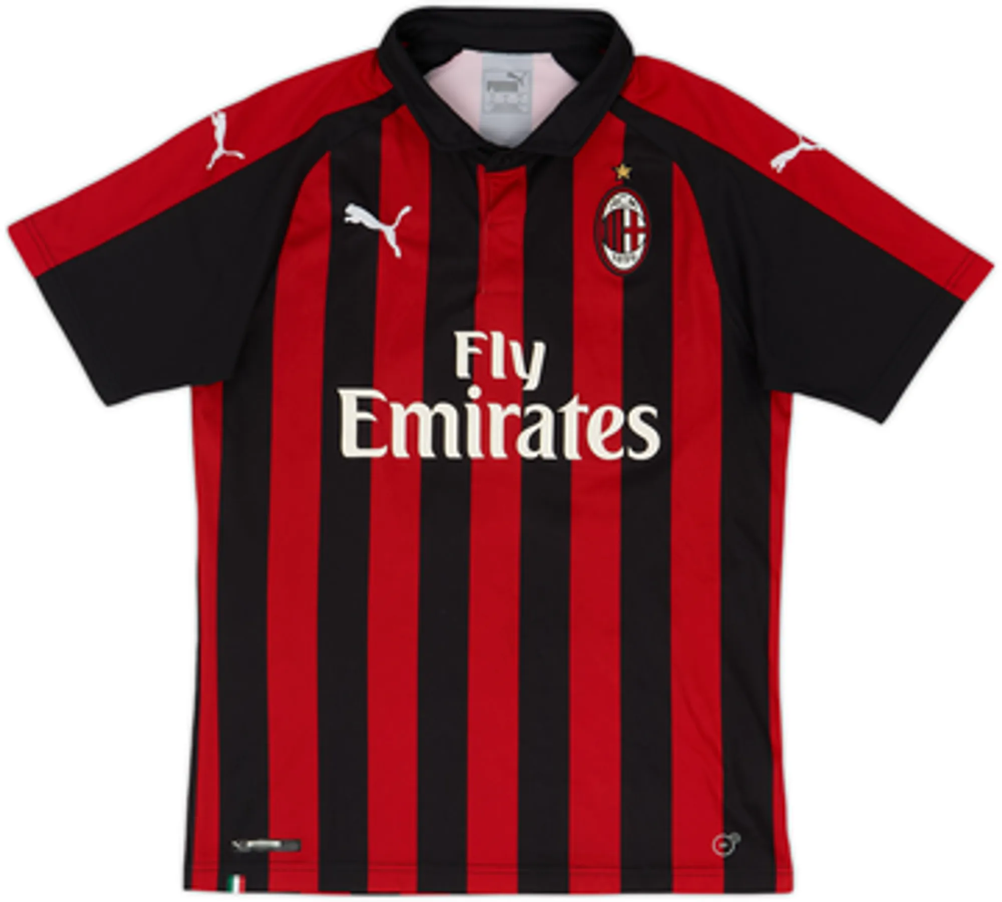 2018-19 AC Milan Home Shirt Piatek #19 - 4/10 - (M)