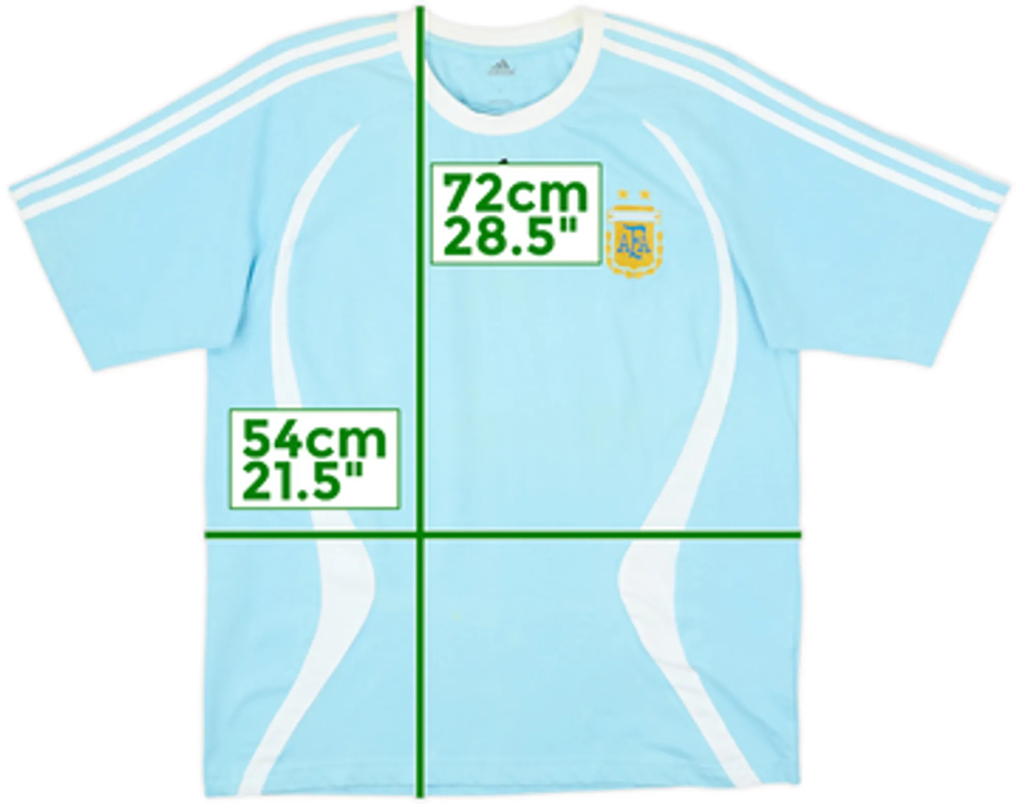 2006-07 Argentina adidas Cotton Tee - 6/10 - (L)