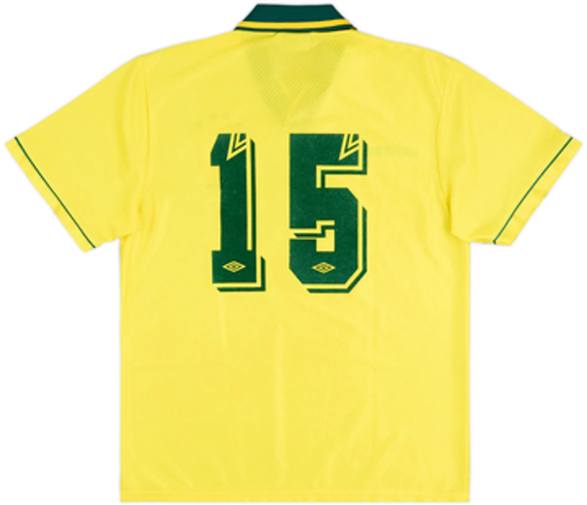 1994 Brazil Home Shirt #15 - 8/10 - (M)
