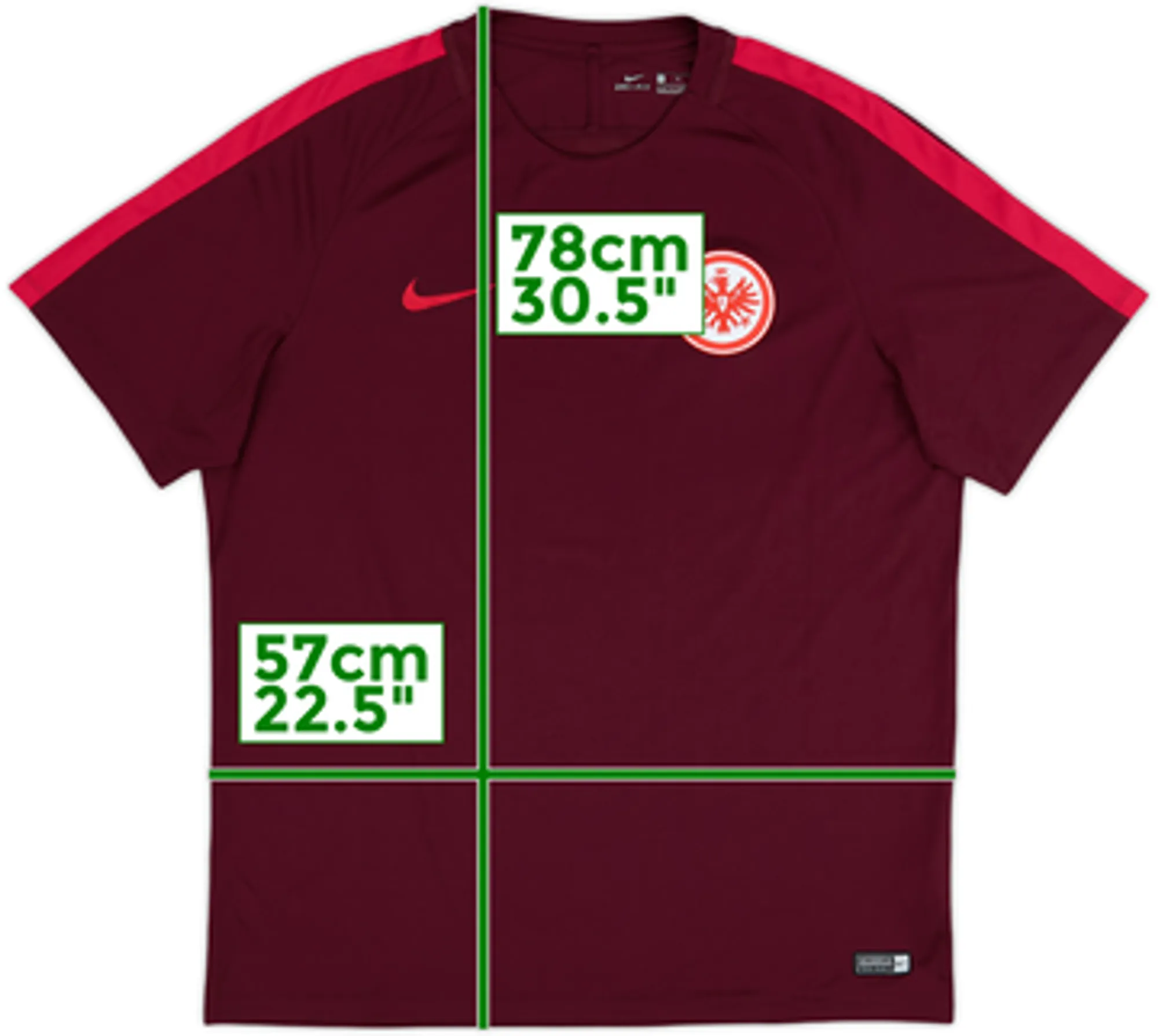 2016-17 Eintracht Frankfurt Nike Training Shirt - 10/10 - (XL)