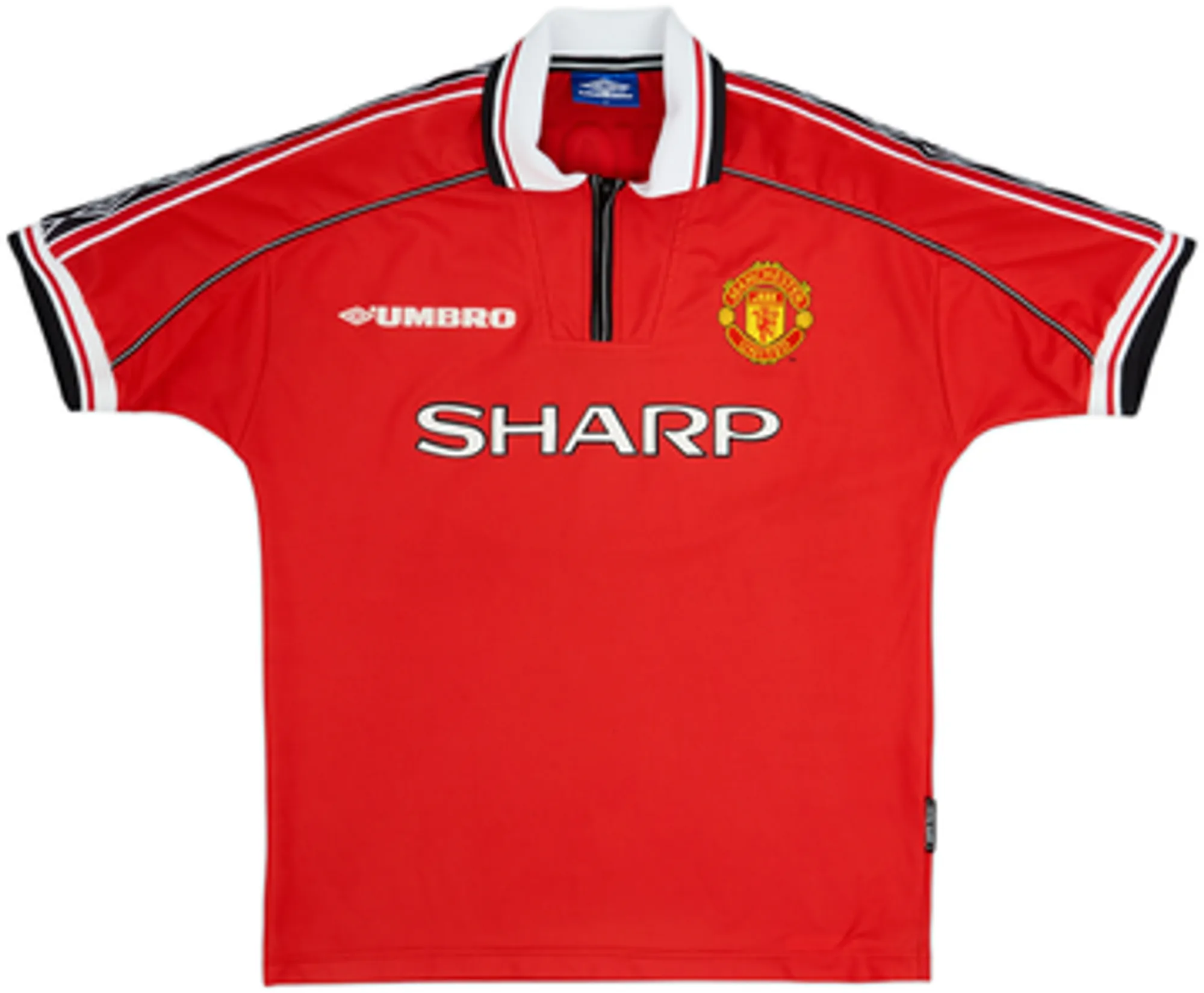 1998-00 Manchester United Home Shirt Scholes #18 - 7/10 - (M)