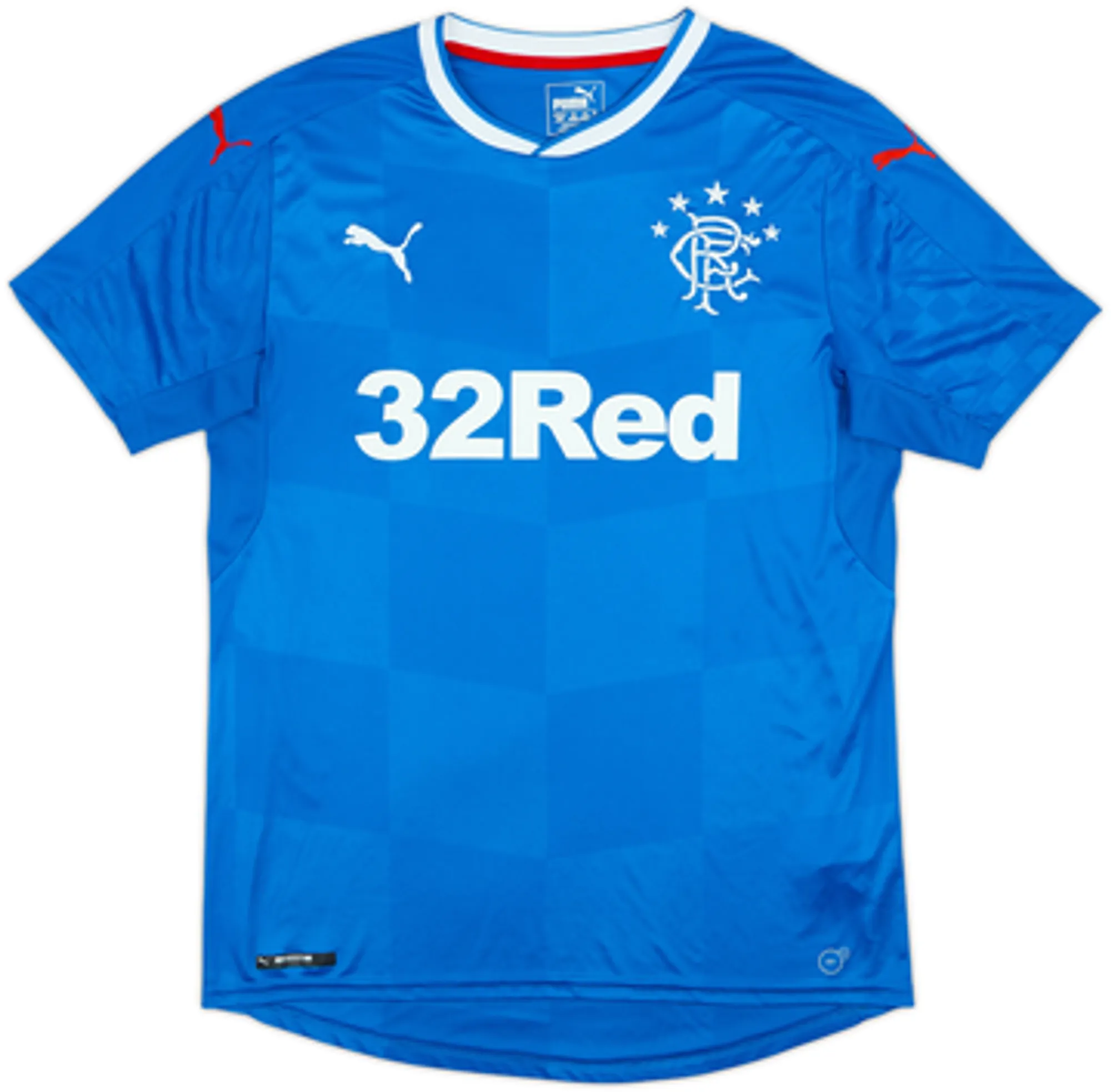 2016-18 Rangers Home Shirt Morelos #20 - 8/10 - (S)