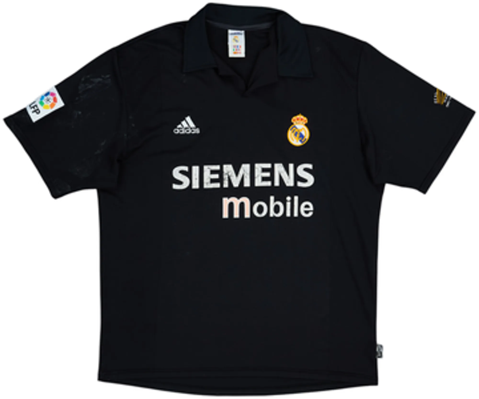 2002-03 Real Madrid Centenary Away Shirt Zidane #5 - 4/10 - (L)