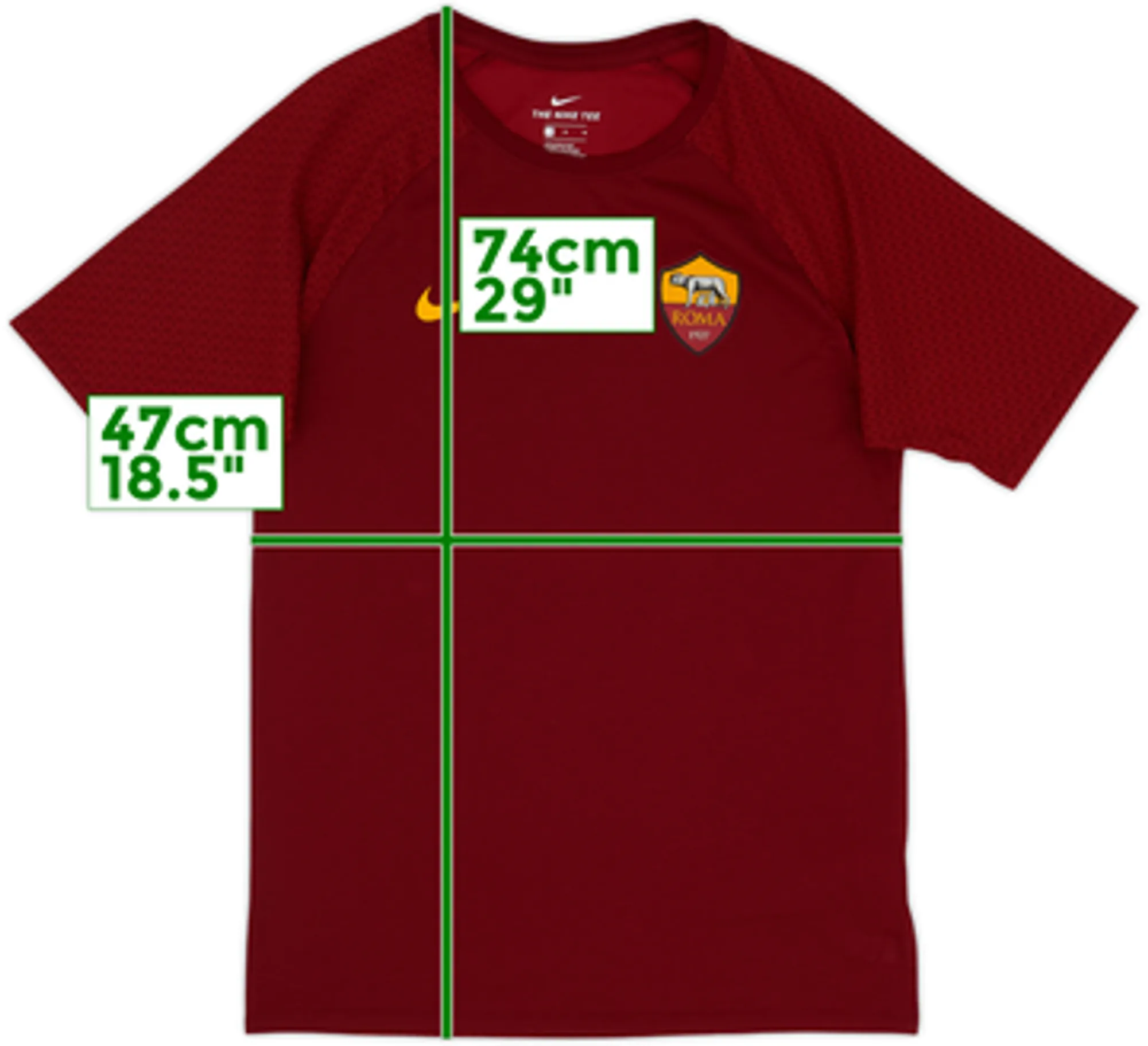 2018-19 Roma Nike Training Shirt - 10/10 - (M)