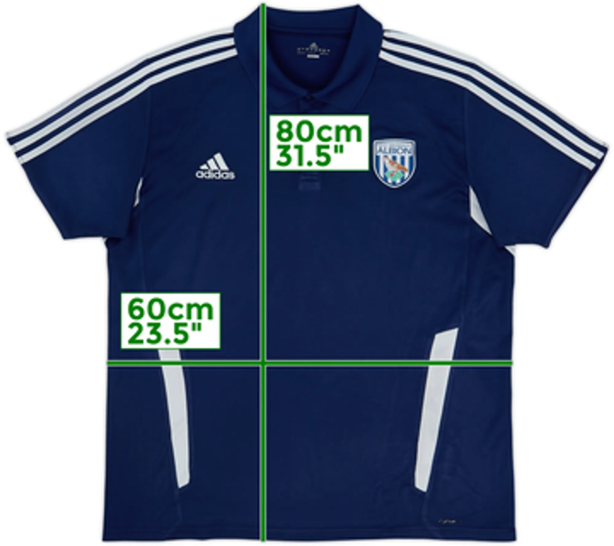 2010-11 West Brom adidas Polo Shirt - 6/10 - (XXL)
