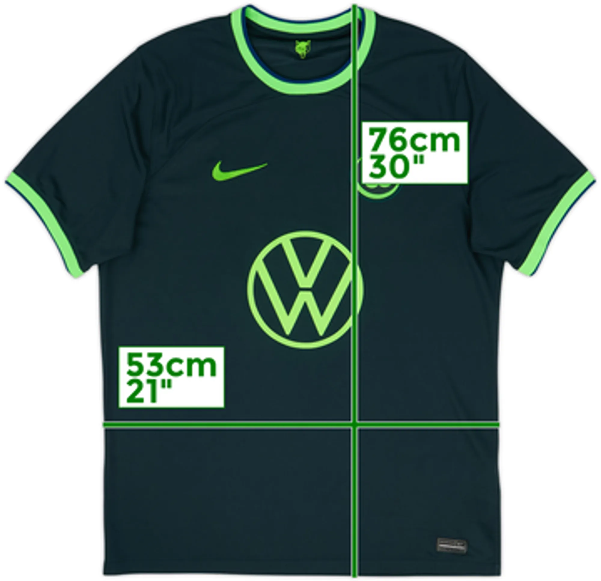 2022-23 Wolfsburg Away Shirt - 10/10 - (L)