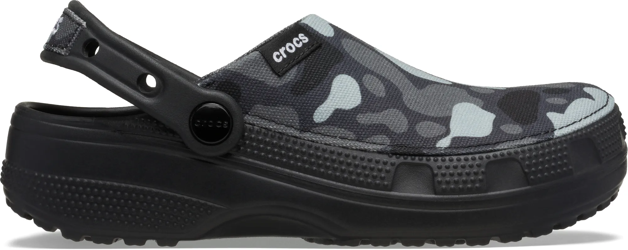 Crocs | Unisex | Crafted Camo | Clogs | Black | W3/M2