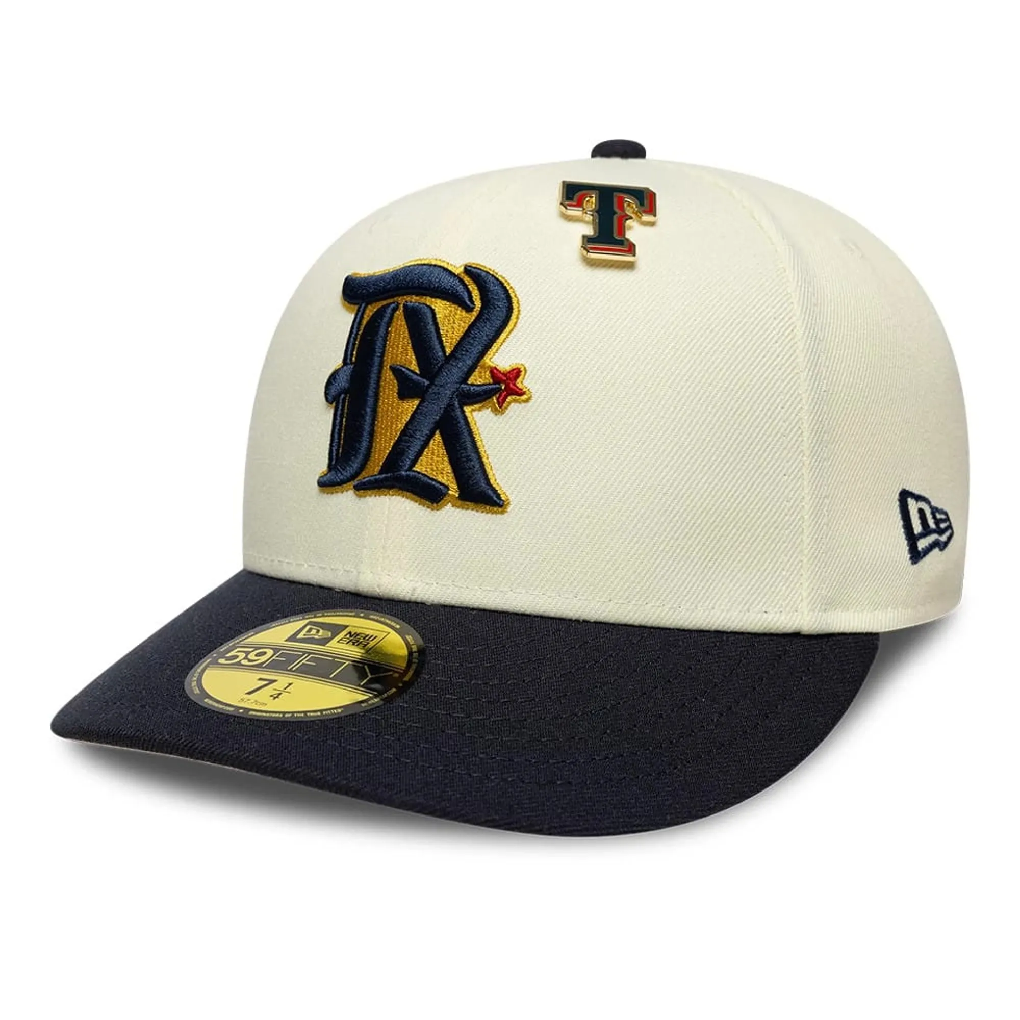 Texas Rangers MLB Pin Navy 59FIFTY Fitted Cap New Era Cap adult unisex