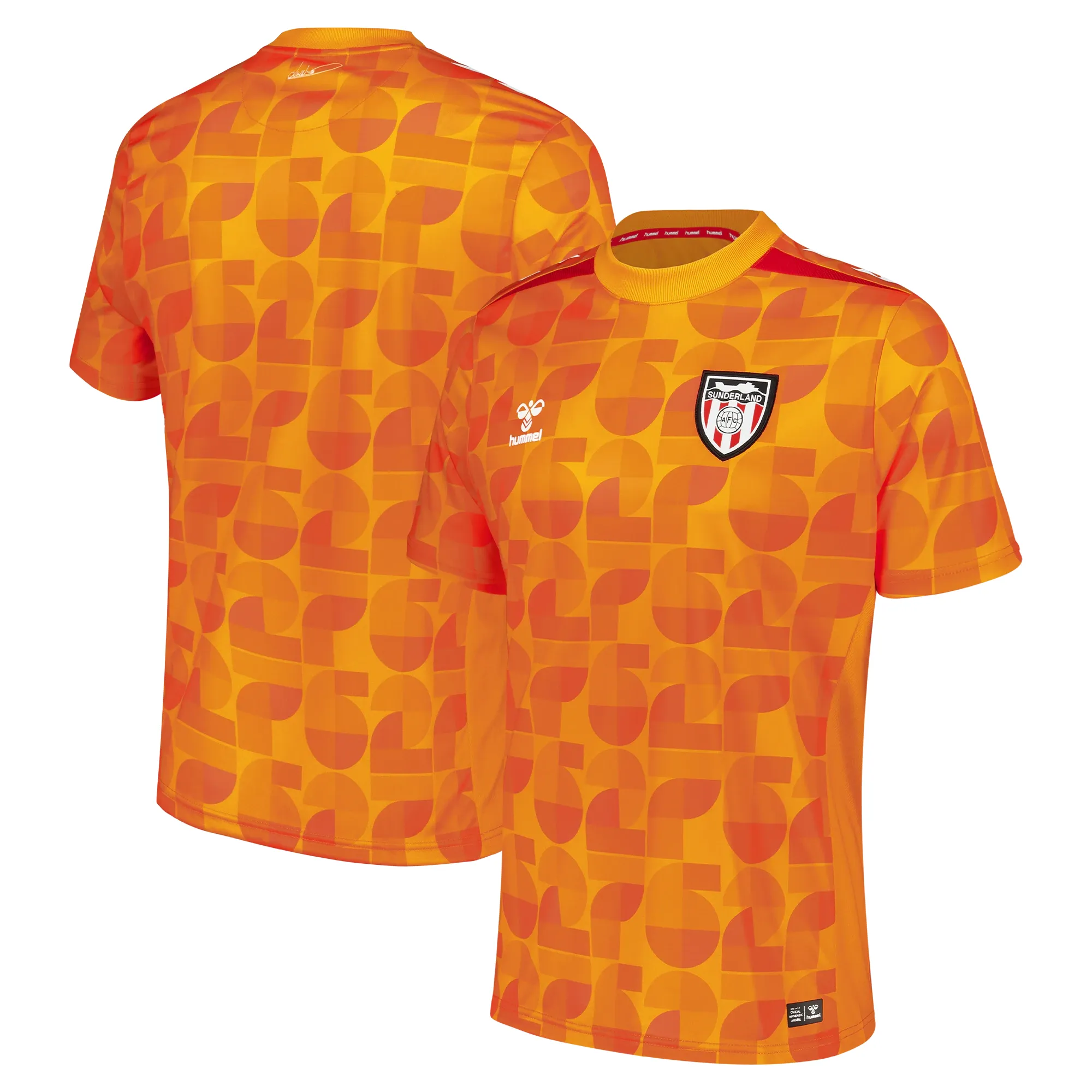 Sunderland Hummel Goalkeeper Shirt 2026-27 with Moore 21 printing