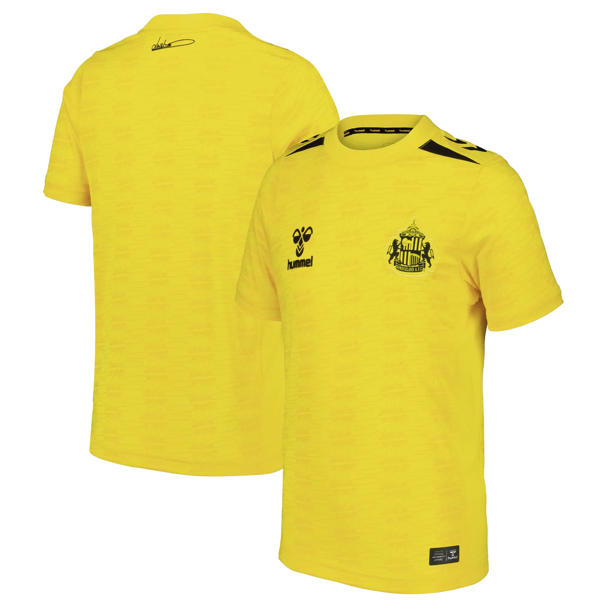 Sunderland Hummel Goalkeeper Shirt 2026-27 - Kids with Ellborg 31 printing