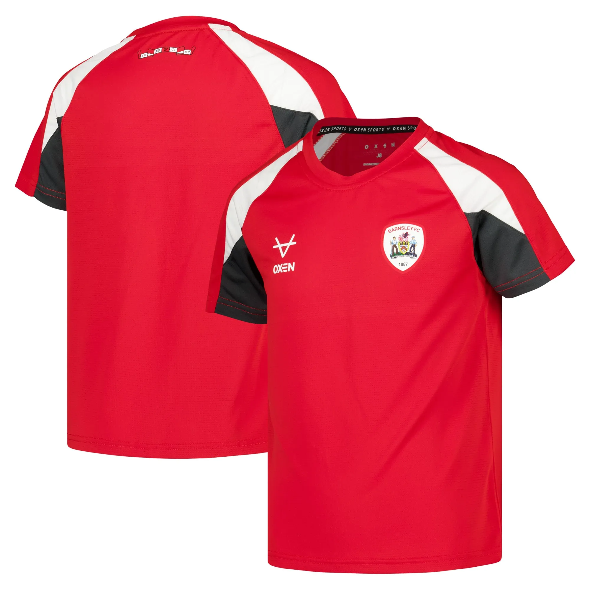 Barnsley Oxen Player Training Top - Red - Kids