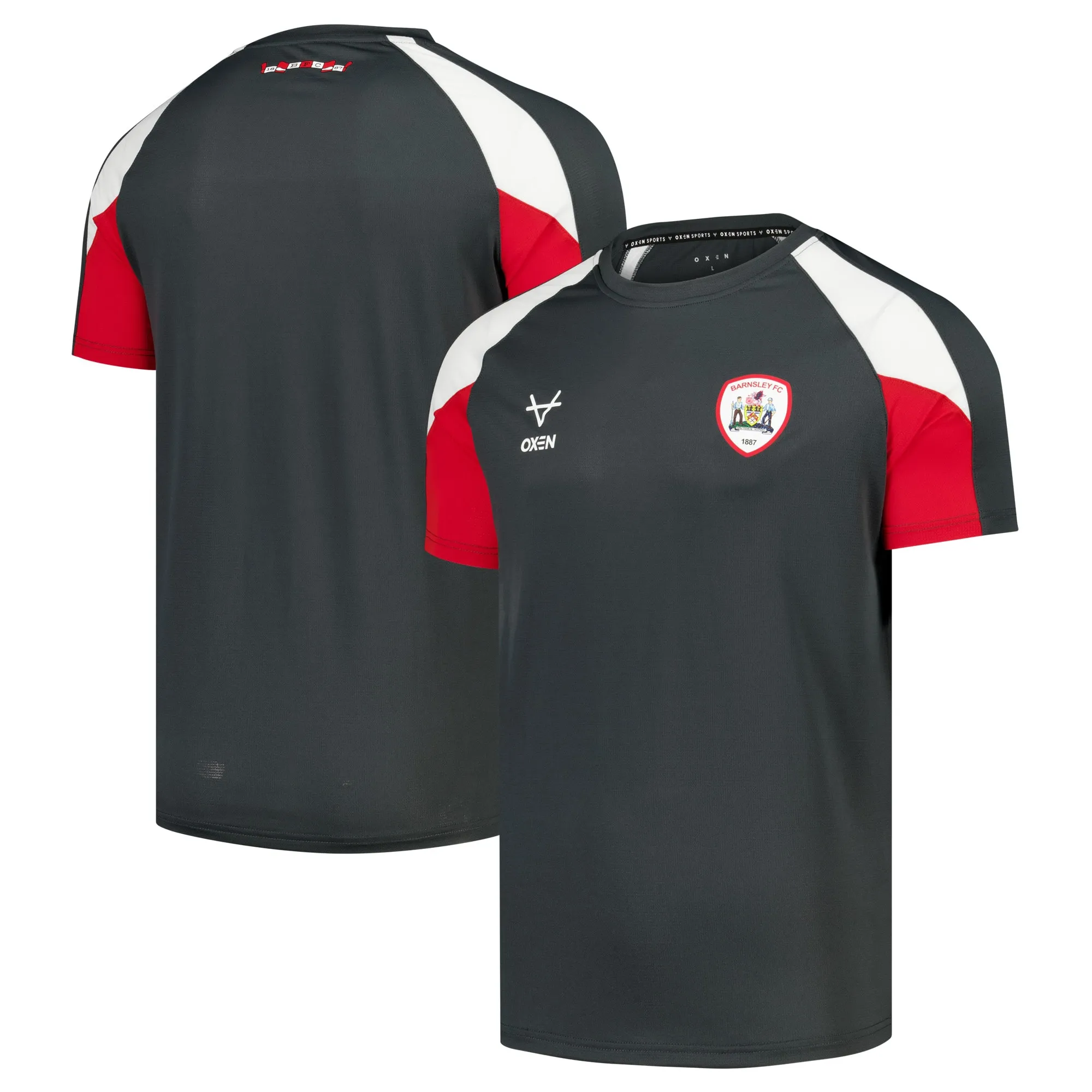 Barnsley Oxen Training Top - Charcoal