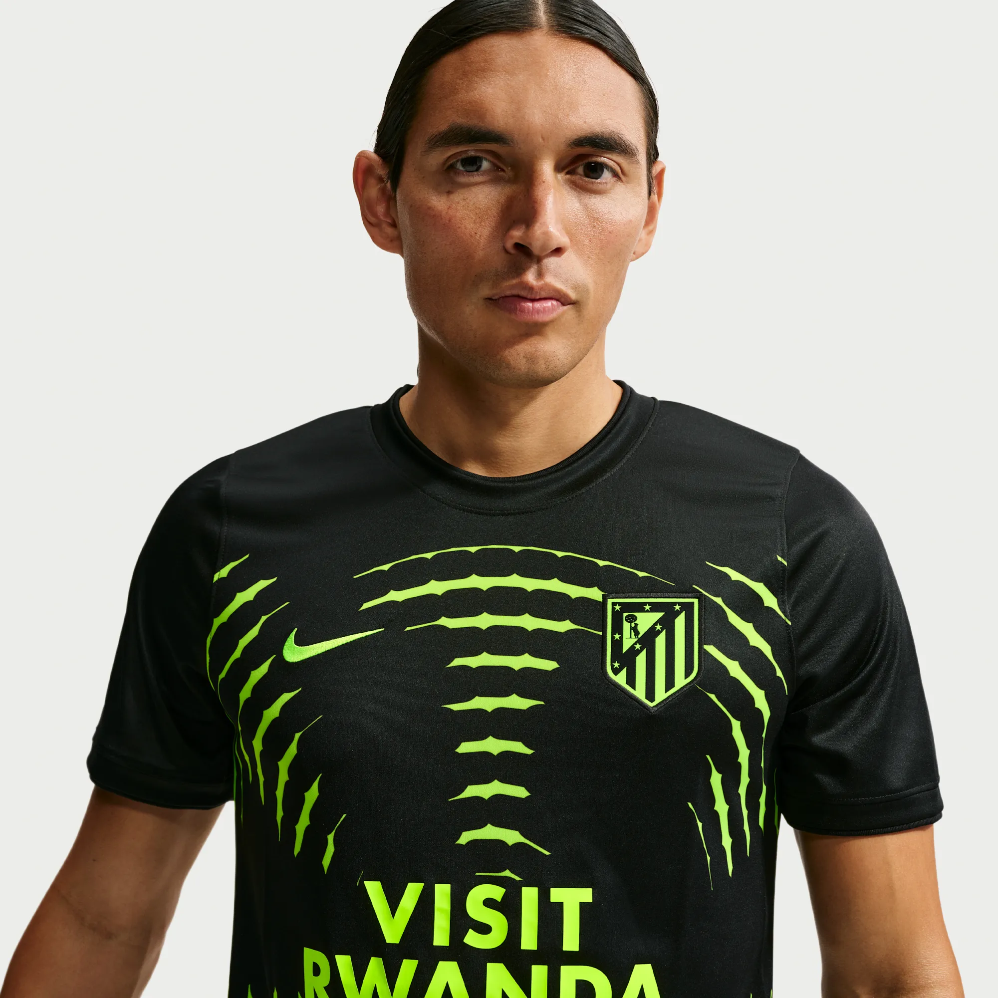 Atlético Madrid Away Men's Nike Dri-FIT Football Pre-Match Top - Black