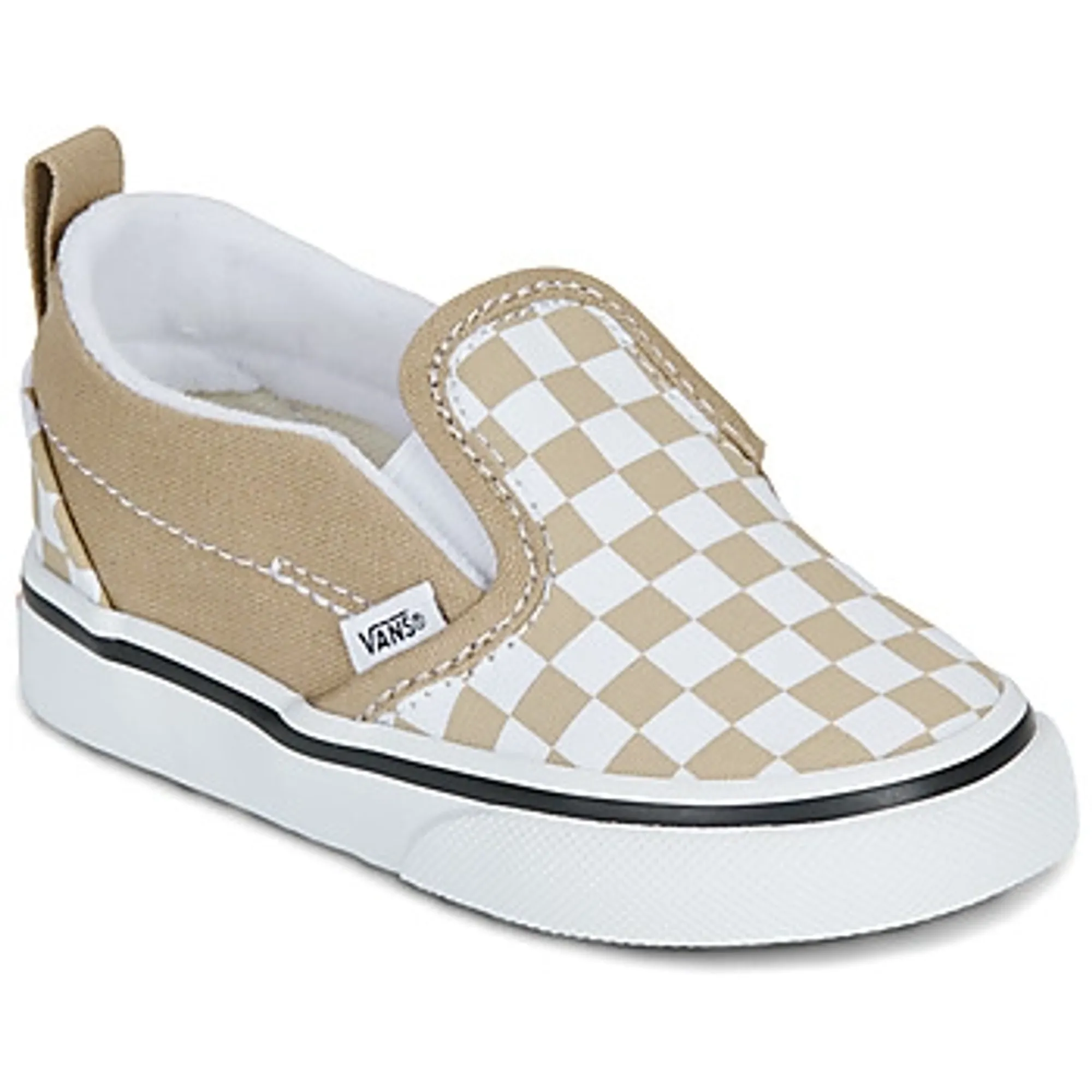 Vans  Slip-On V  girls's Children's Slip-ons (Shoes) in Beige