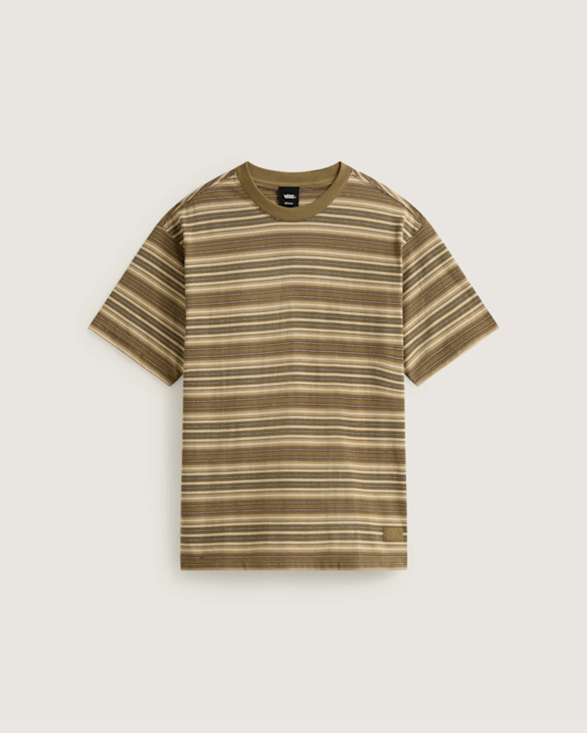 Vans - Ringer Striped Knit Shirt, Man, Beige