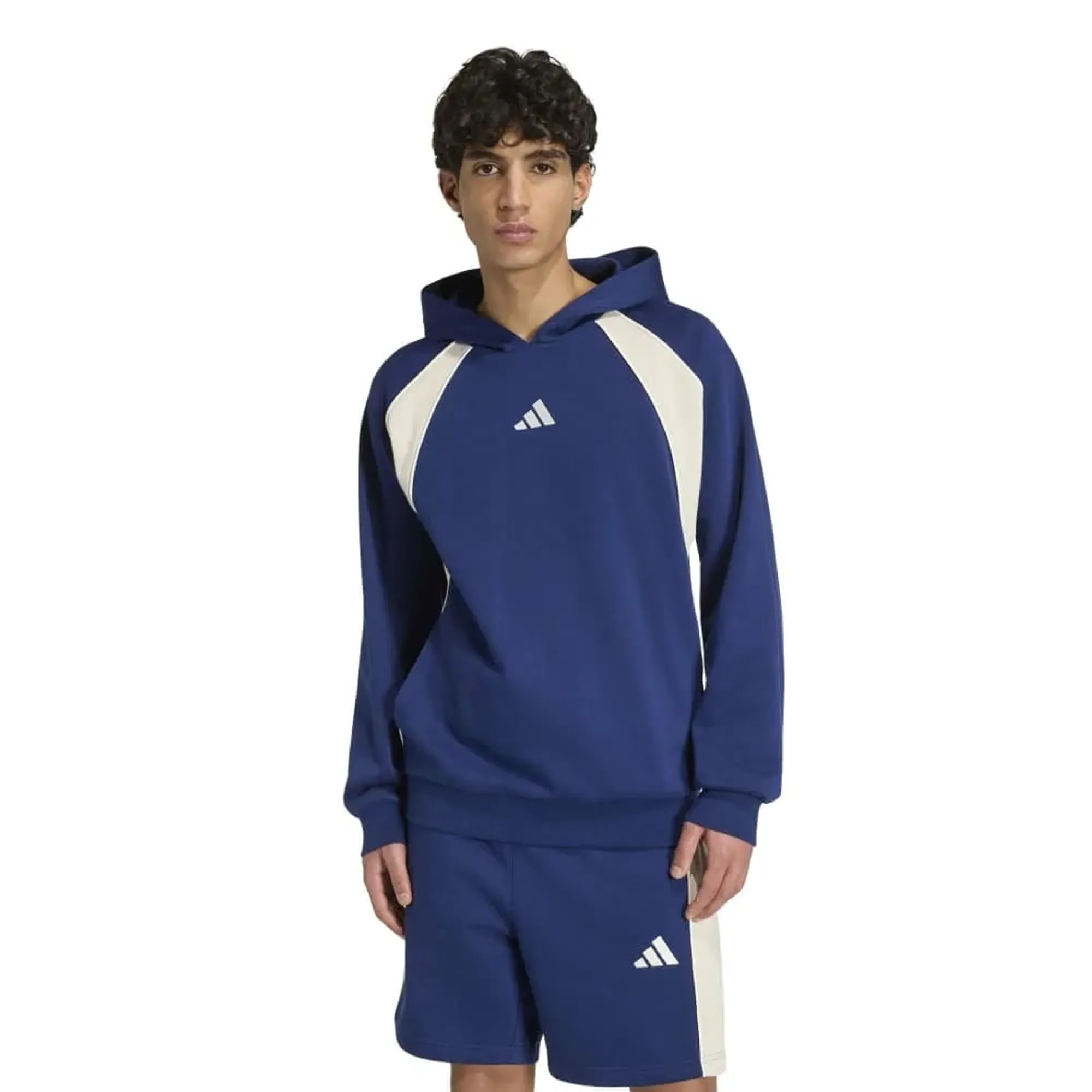 Adidas Seasonal Essentials Colorblock Fleece Hoodie