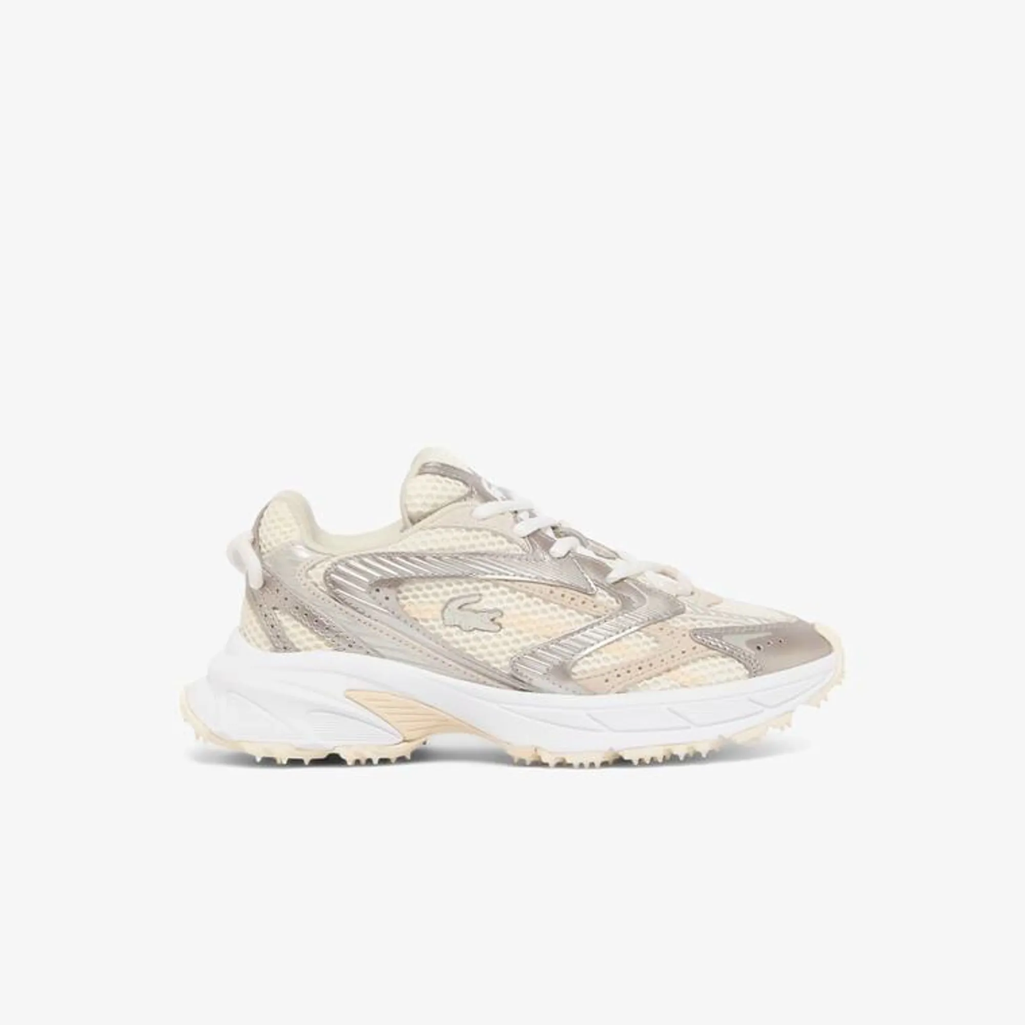 Lacoste Women’s L003 Neo Shot Sneakers - Off White  /  Silver