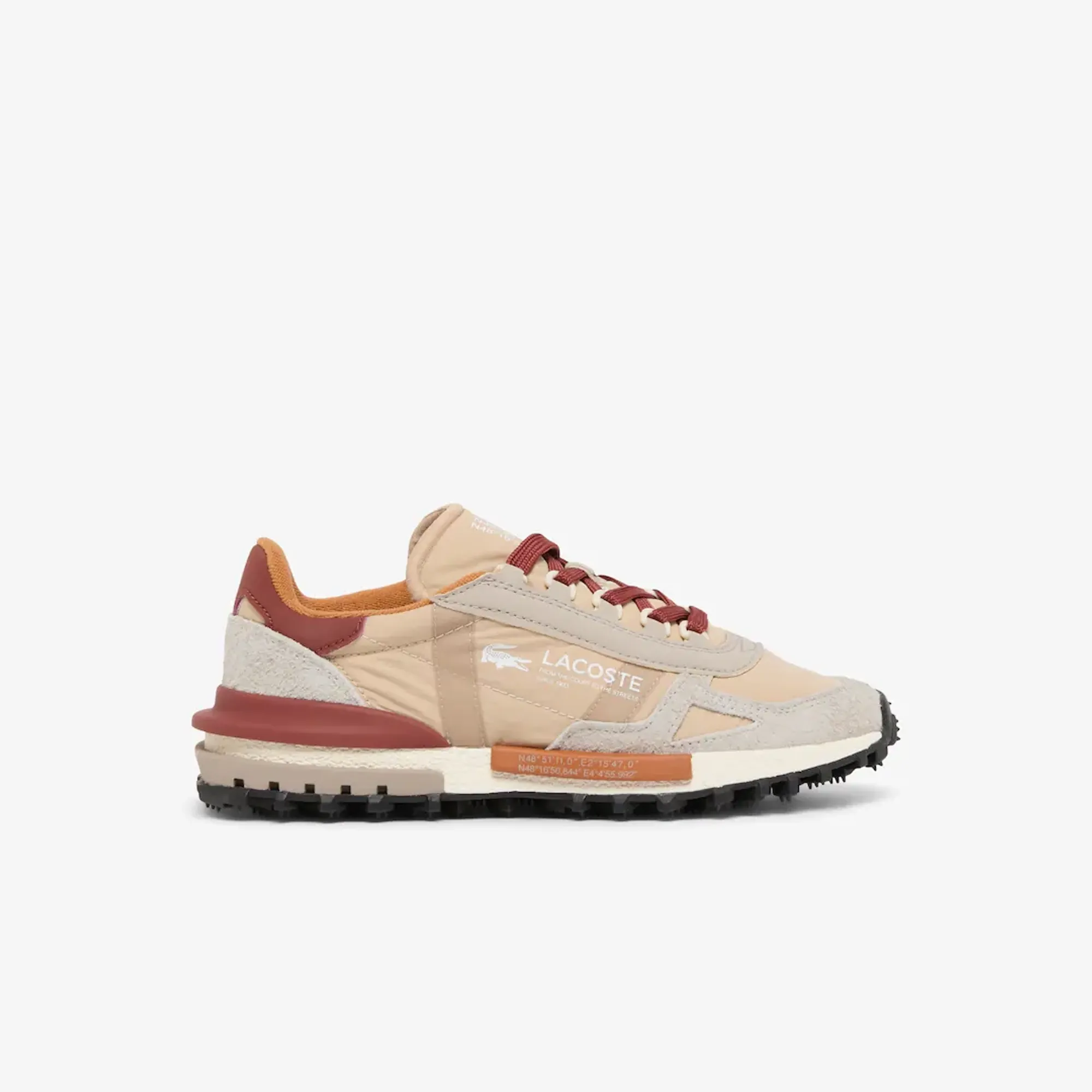 Lacoste Women's Elite Active Sneakers - Grey / Light Tan