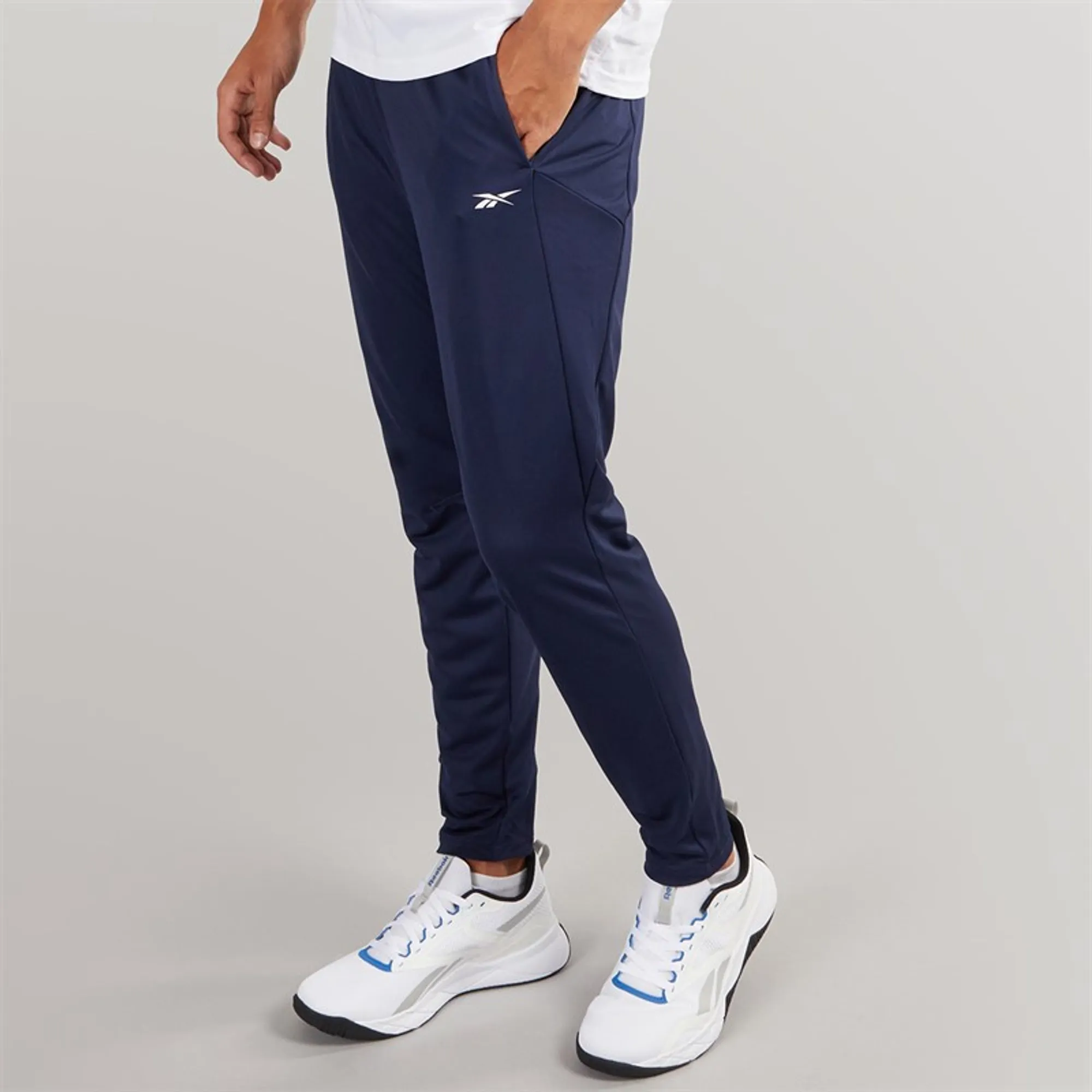 Reebok Mens ID Train Knit Pants Vector Navy