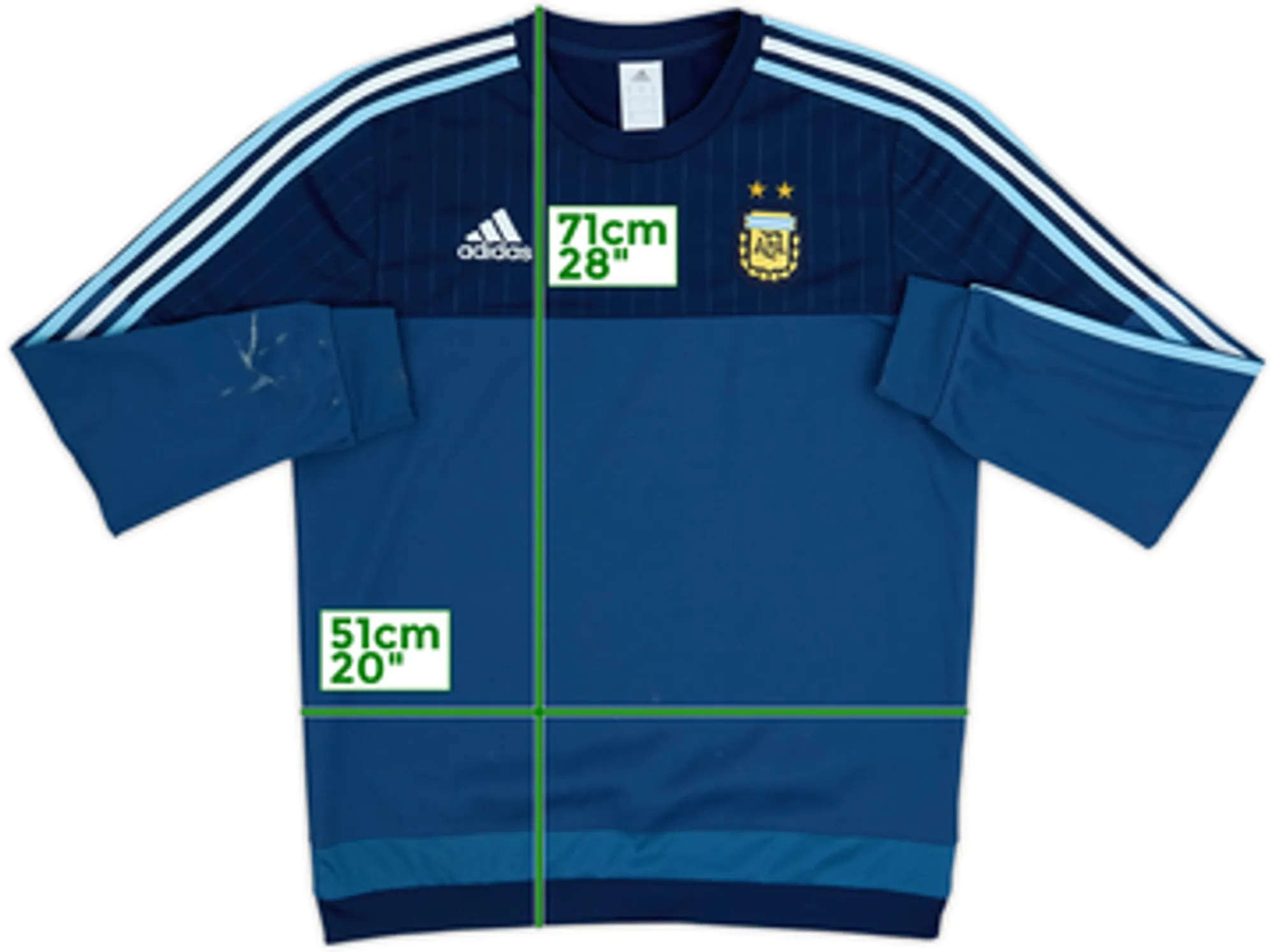 2015-16 Argentina adidas Sweat Top - 7/10 - (M)