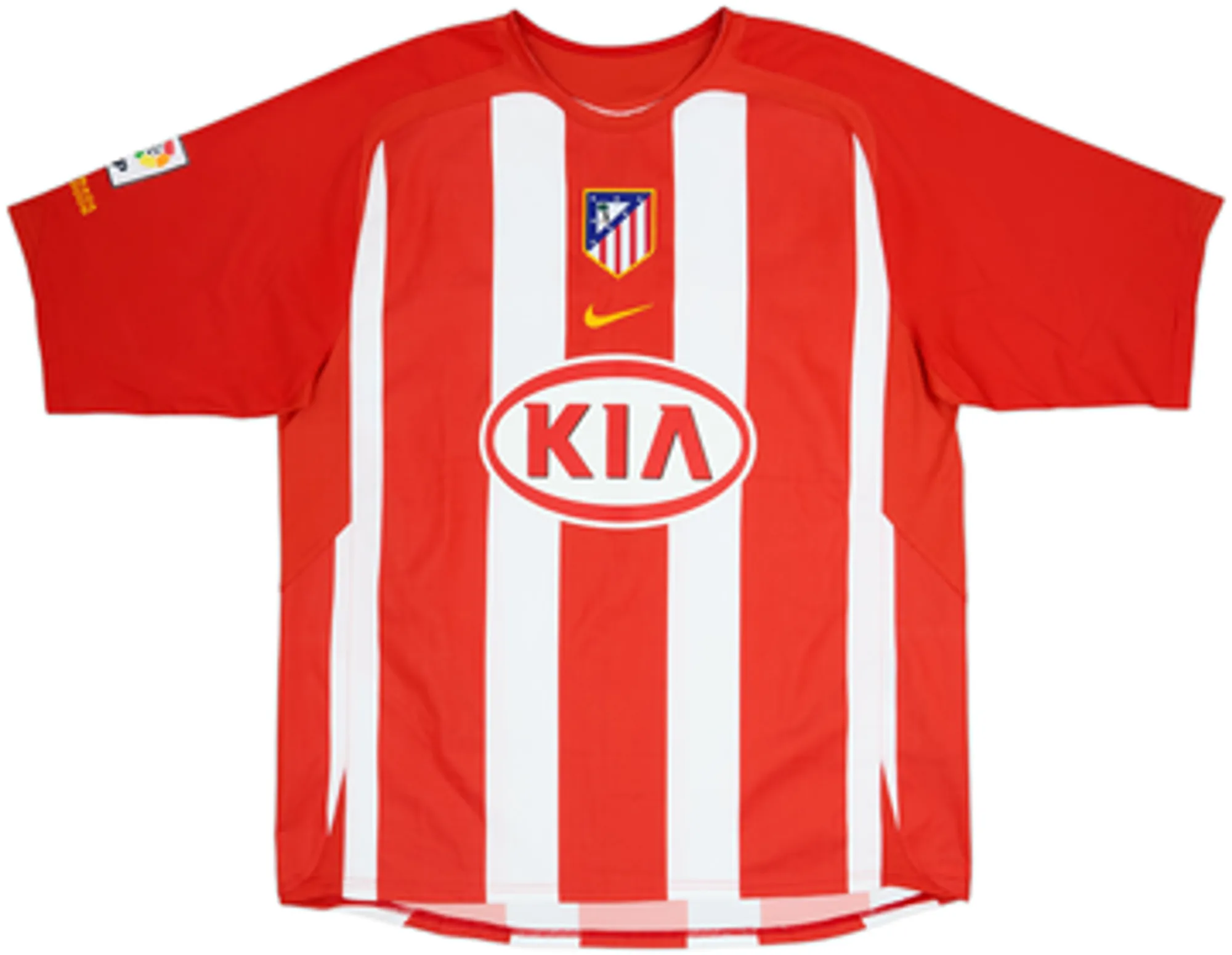 2005-06 Atletico Madrid Home Shirt Petrov #17 - 8/10 - (XL)