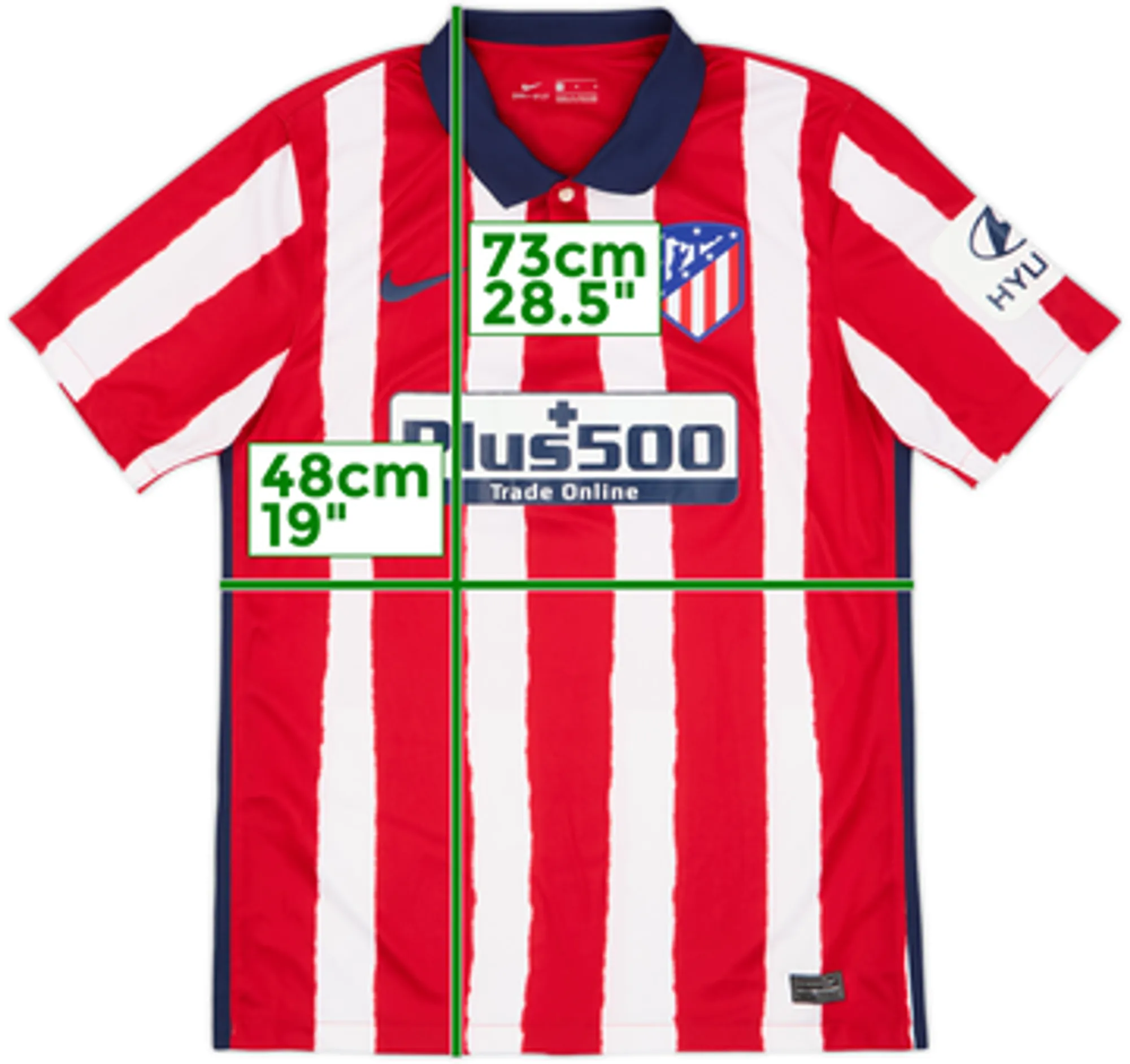 2020-21 Atletico Madrid Home Shirt - 9/10 - (M)
