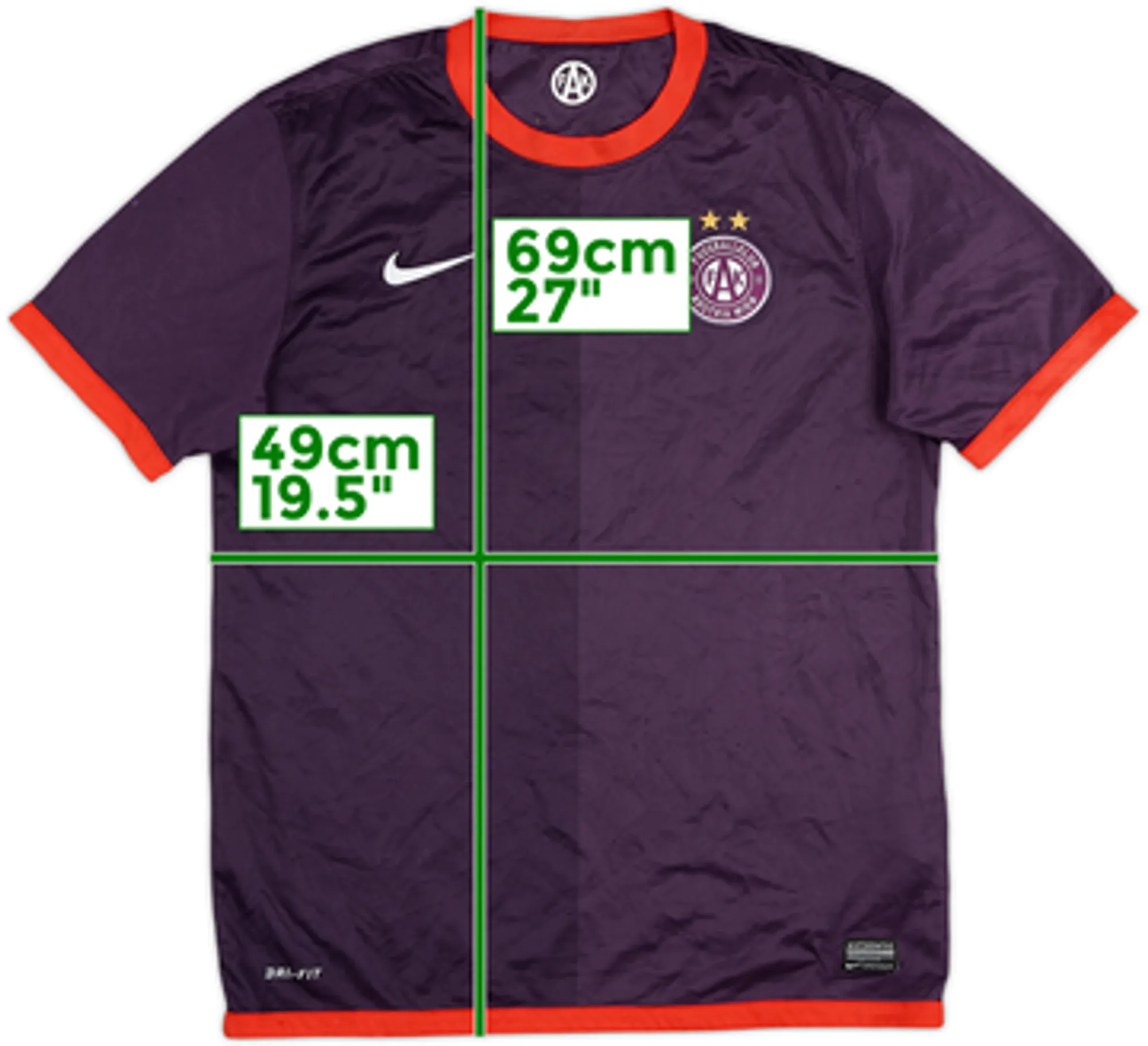 2012-14 Austria Vienna Home Shirt - 7/10 - (M)