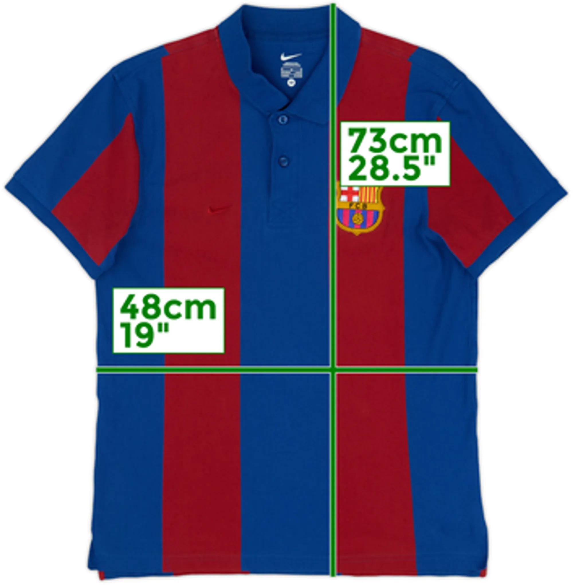 2010-11 Barcelona Nike Polo Shirt - 9/10 - (M)
