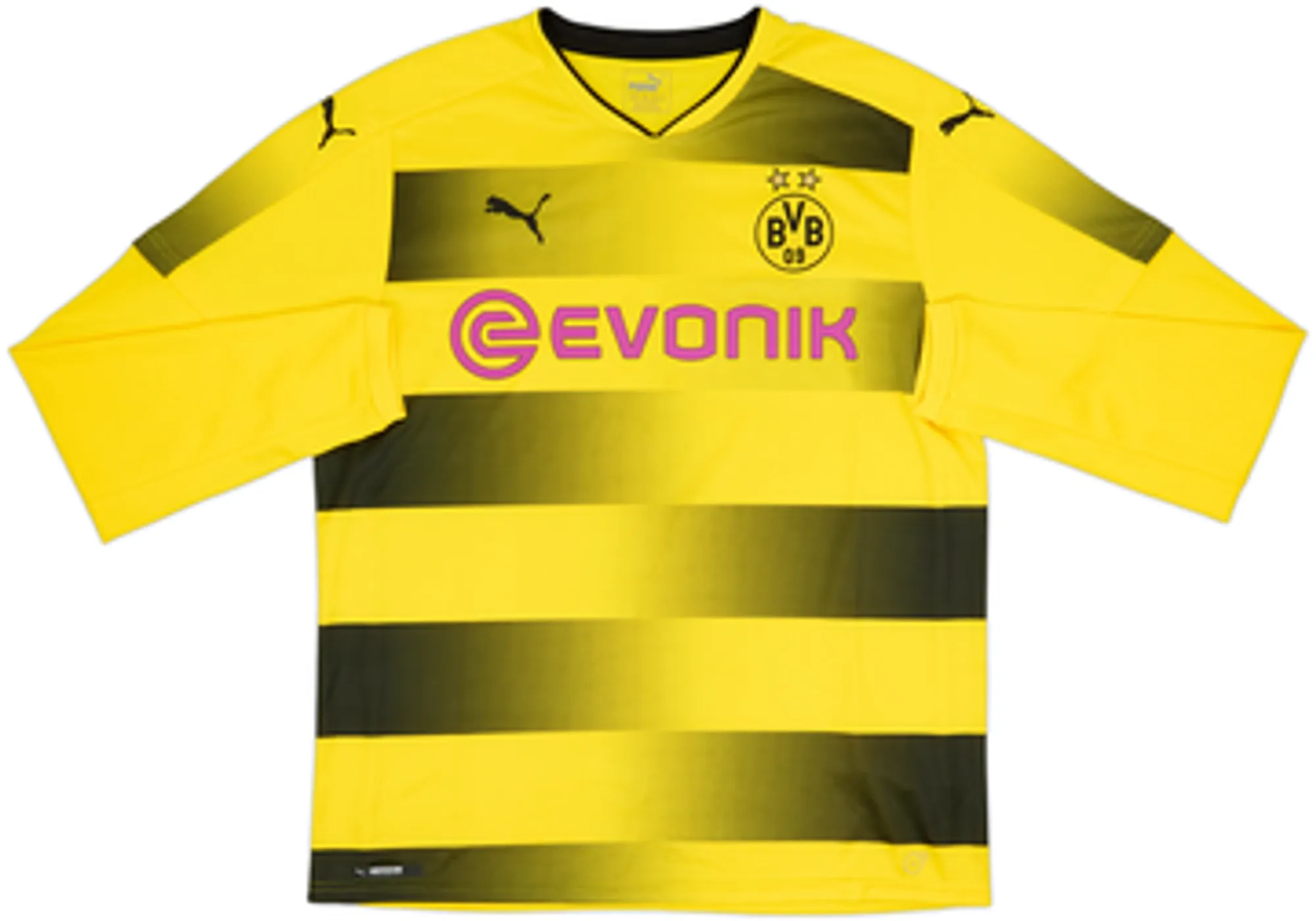 2017-18 Borussia Dortmund Home L/S Shirt Sancho #7 - 8/10 - (XL)